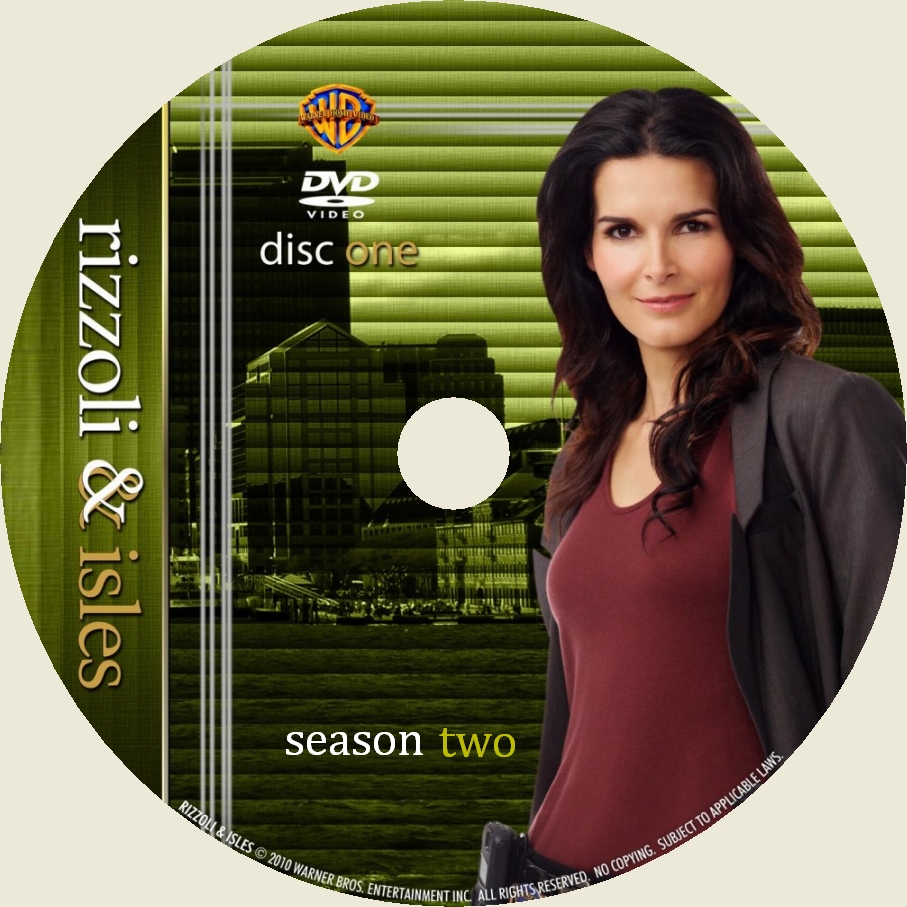 Rizzoli & Isles saison 2 DISC 1 custom