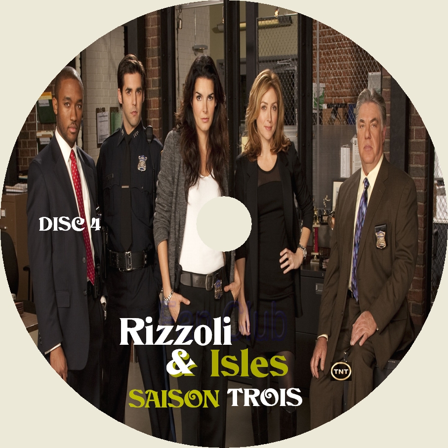 Rizzoli & Isles saison 3 DISC 4 custom