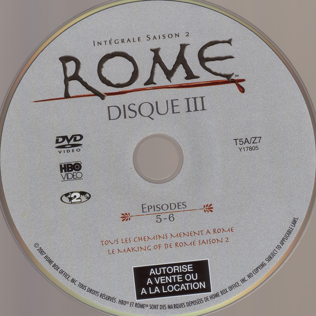 Rome saison 2 DVD 3
