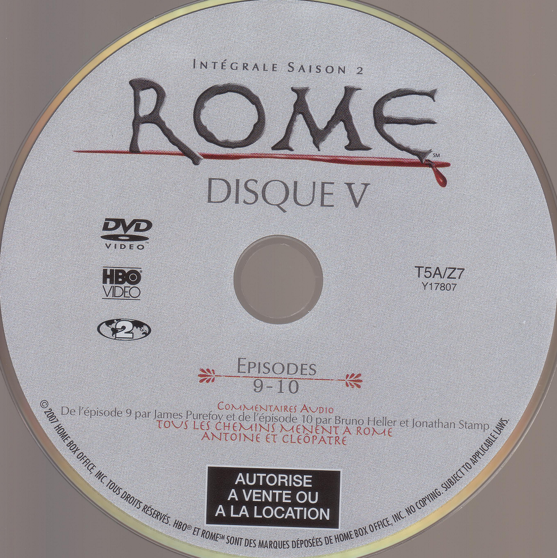 Rome saison 2 DVD 5