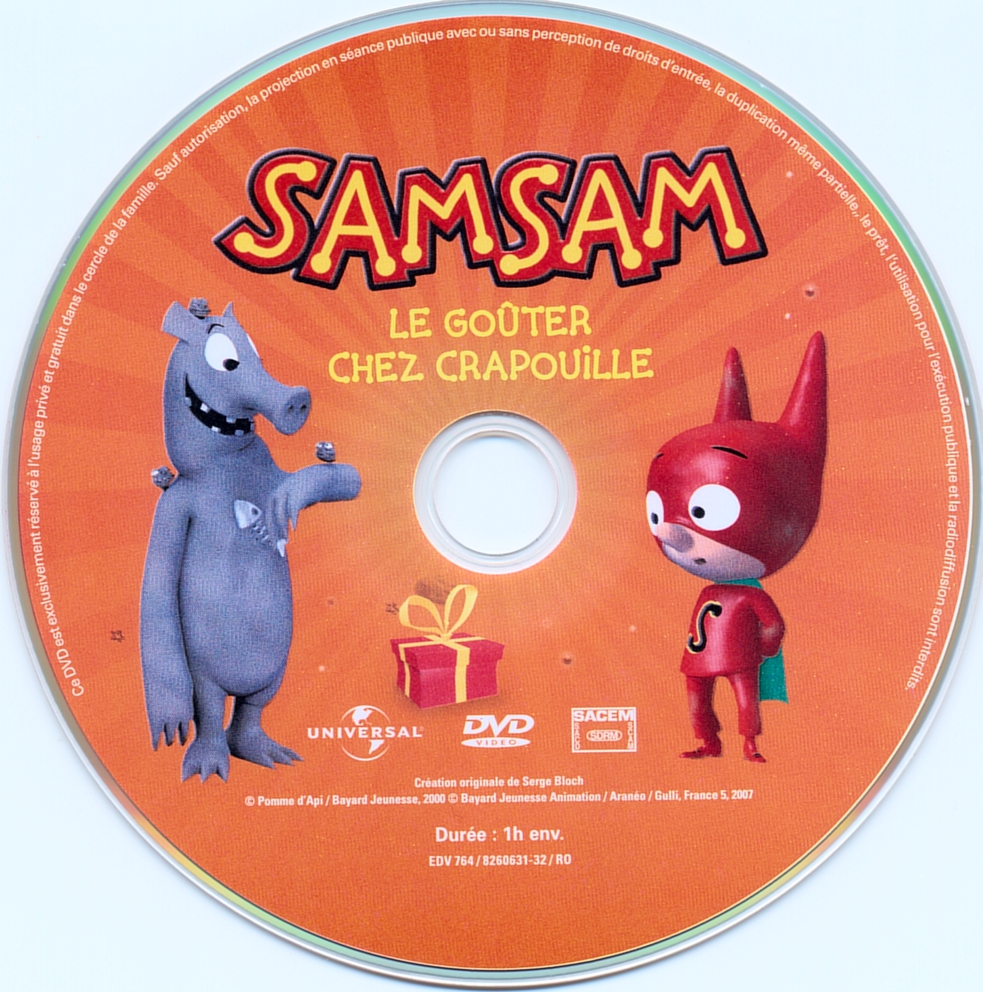 SamSam - Le gouter chez crapouille