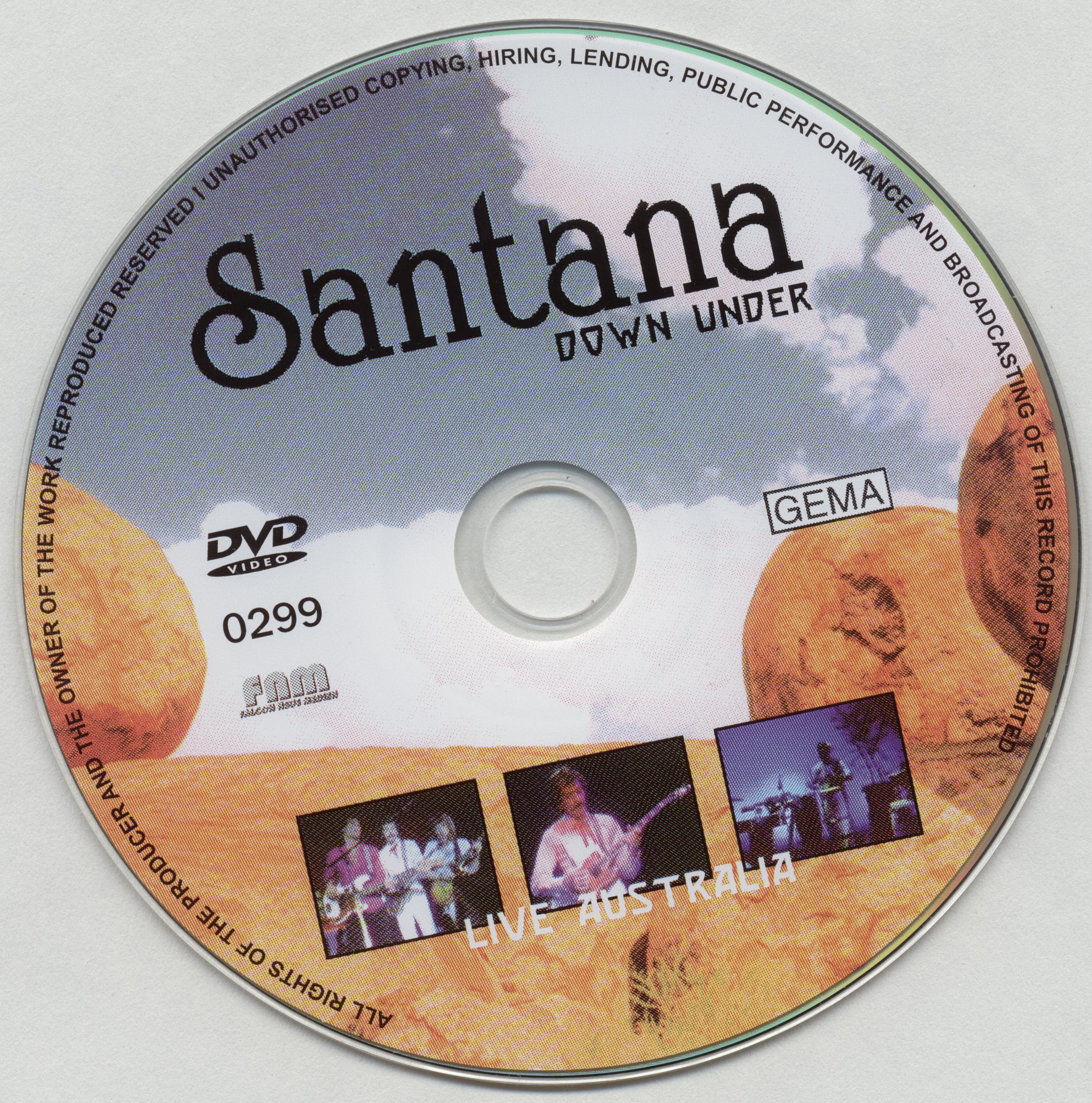 Santana down under live Australia