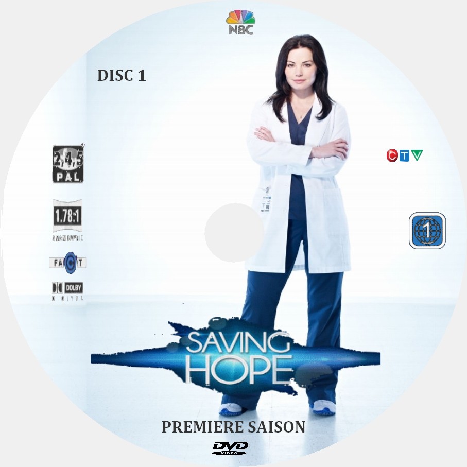 Saving Hope saison 1 DISC 1 custom