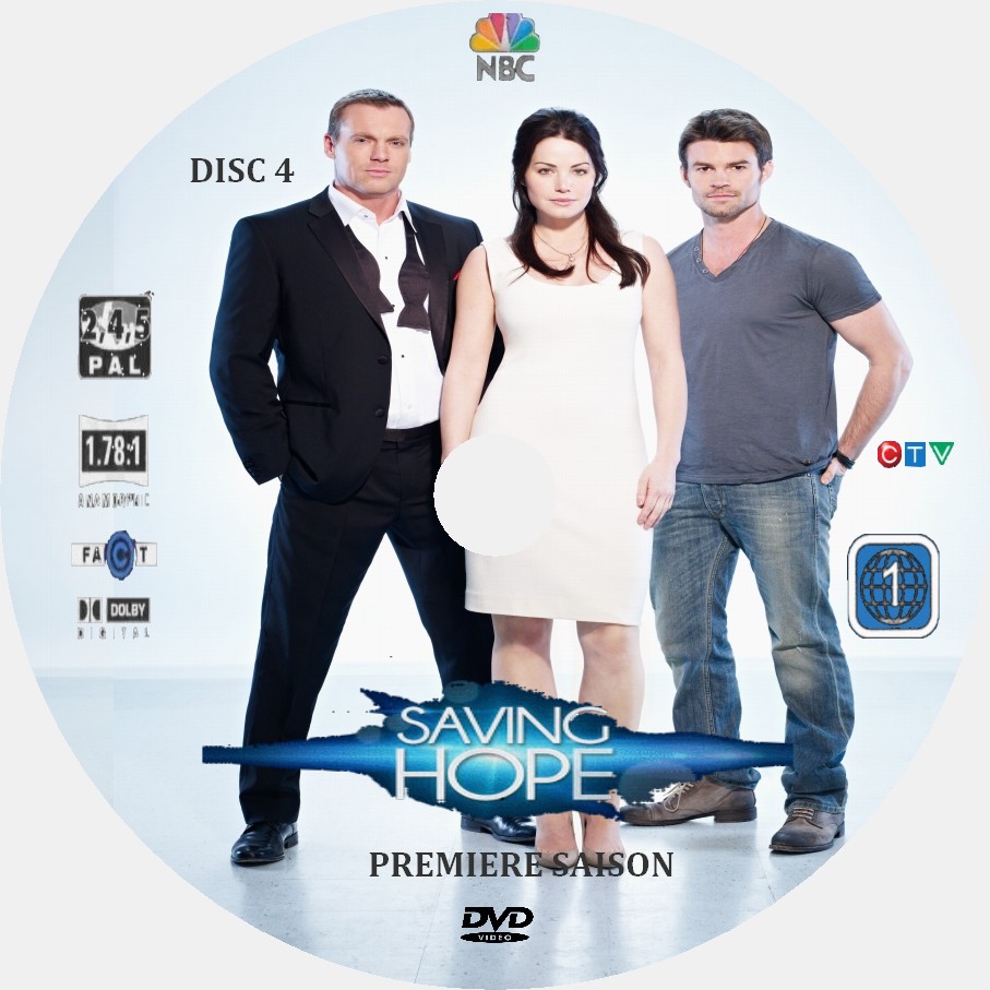 Saving Hope saison 1 DISC 4 custom