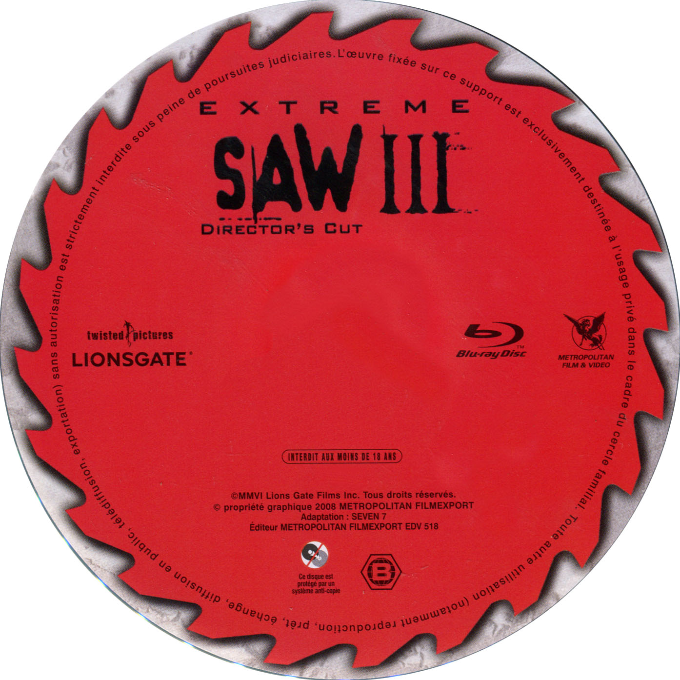 Saw 3 (BLU-RAY)