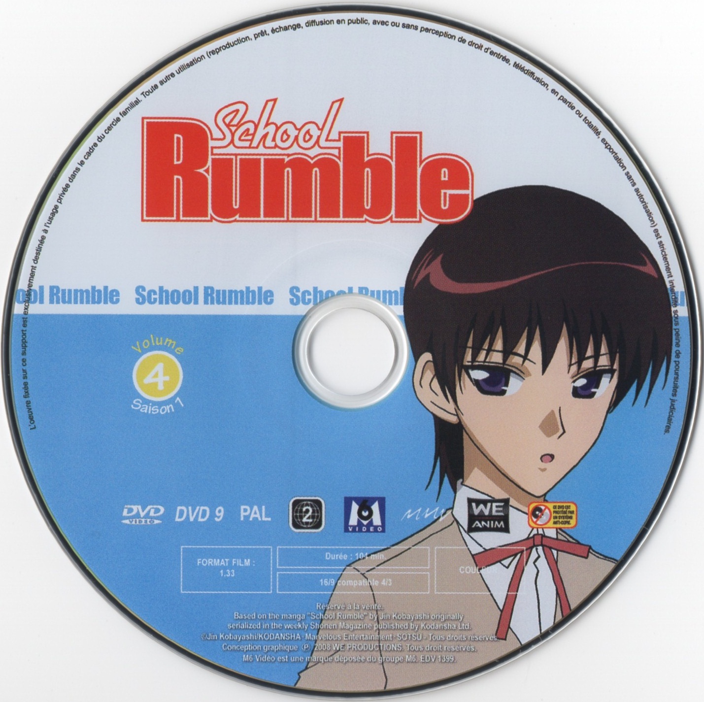 School Rumble Saison 1 Vol 4