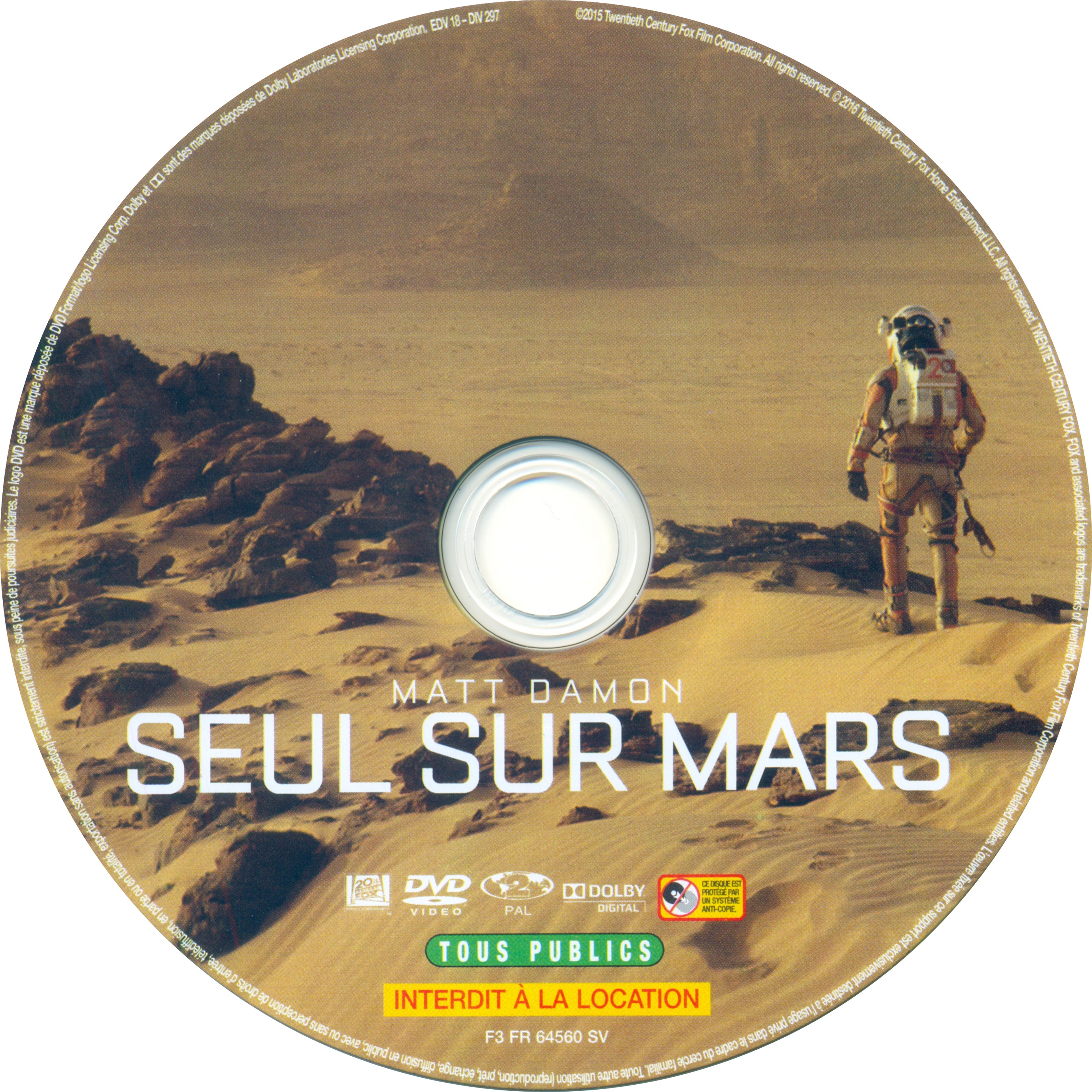 Seul sur Mars