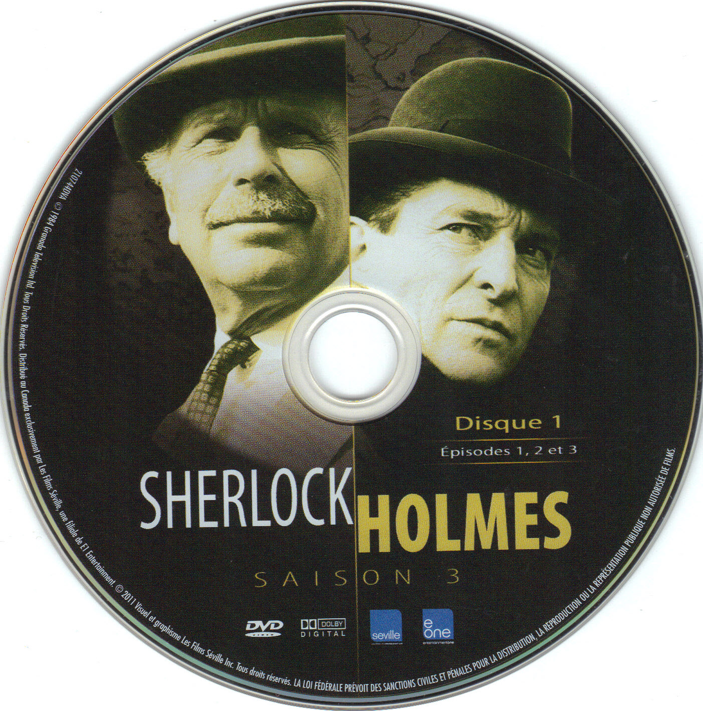 Sherlock Holmes Saison 3 Disc 1