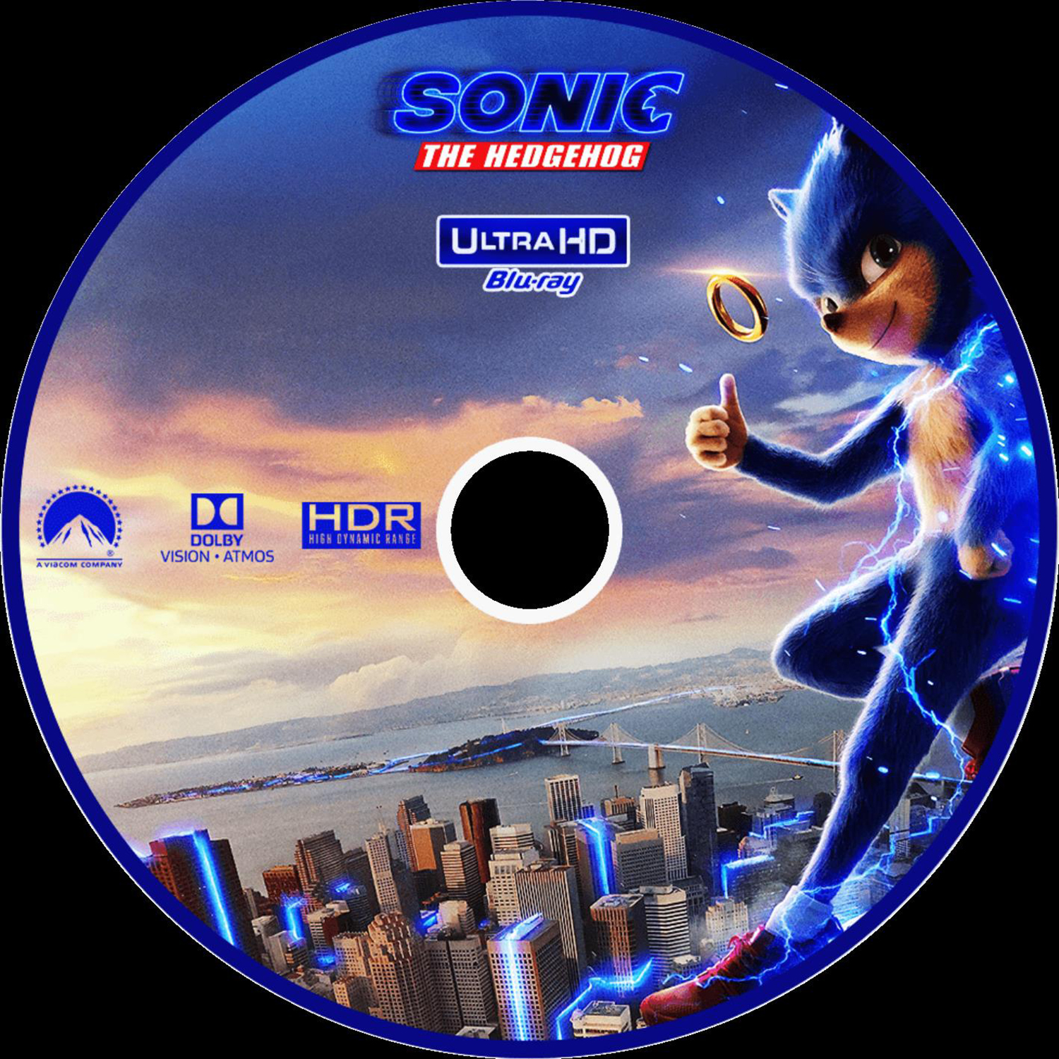 Sonic le film custom (BLU-RAY)