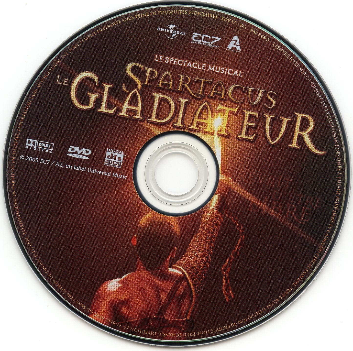 Spartacus le gladiateur comedie musicale