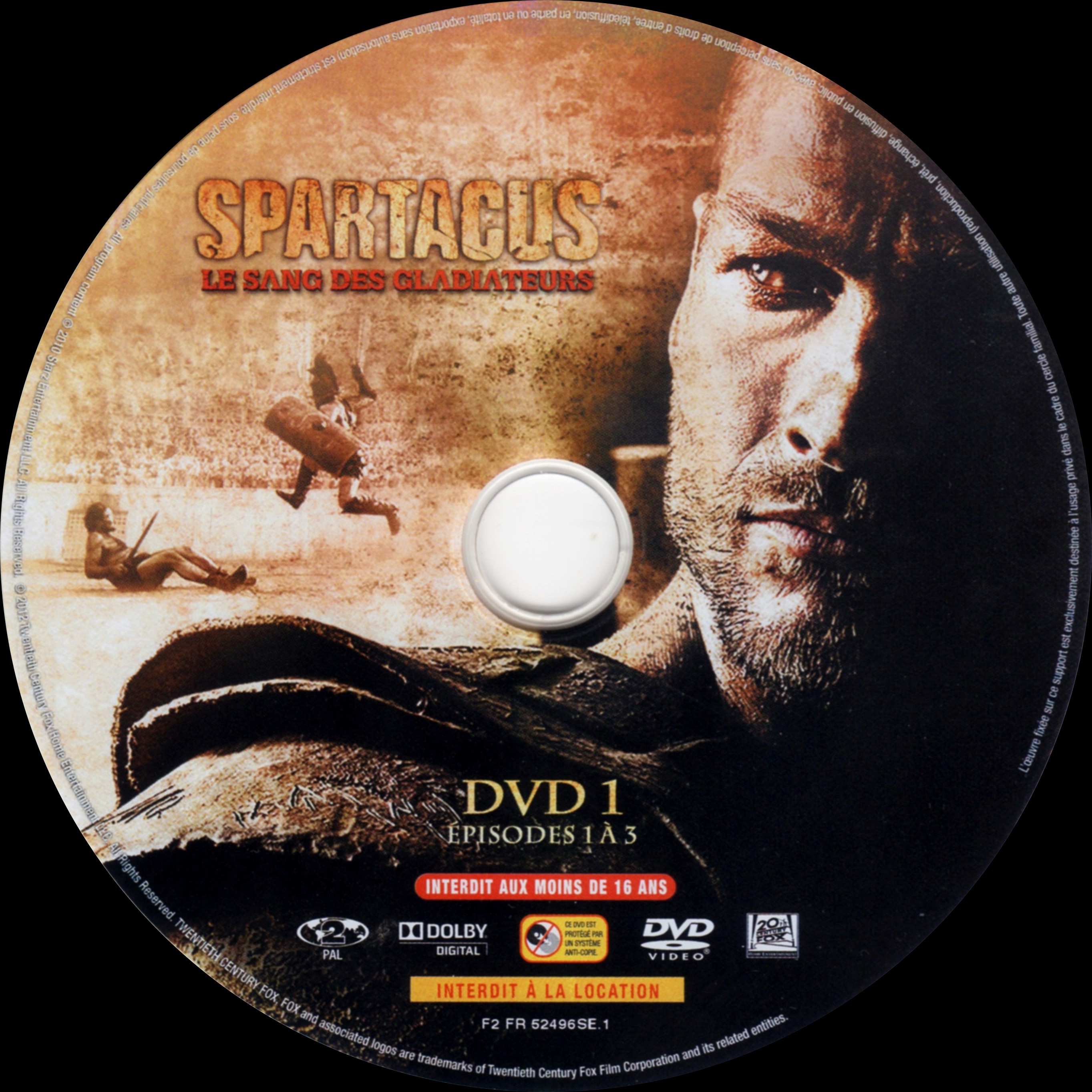 Spartacus le sang des gladiateurs DISC 1