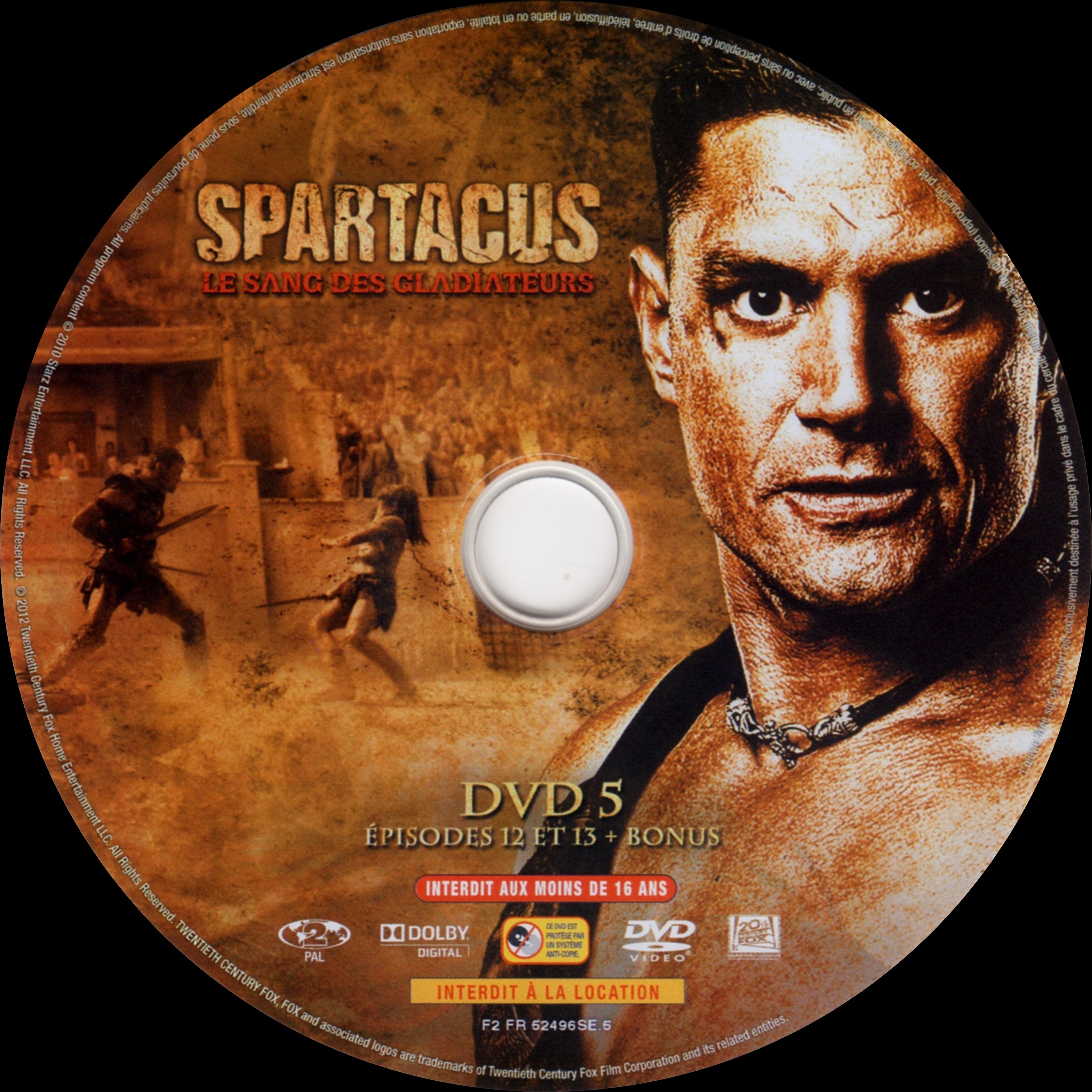 Spartacus le sang des gladiateurs DISC 5