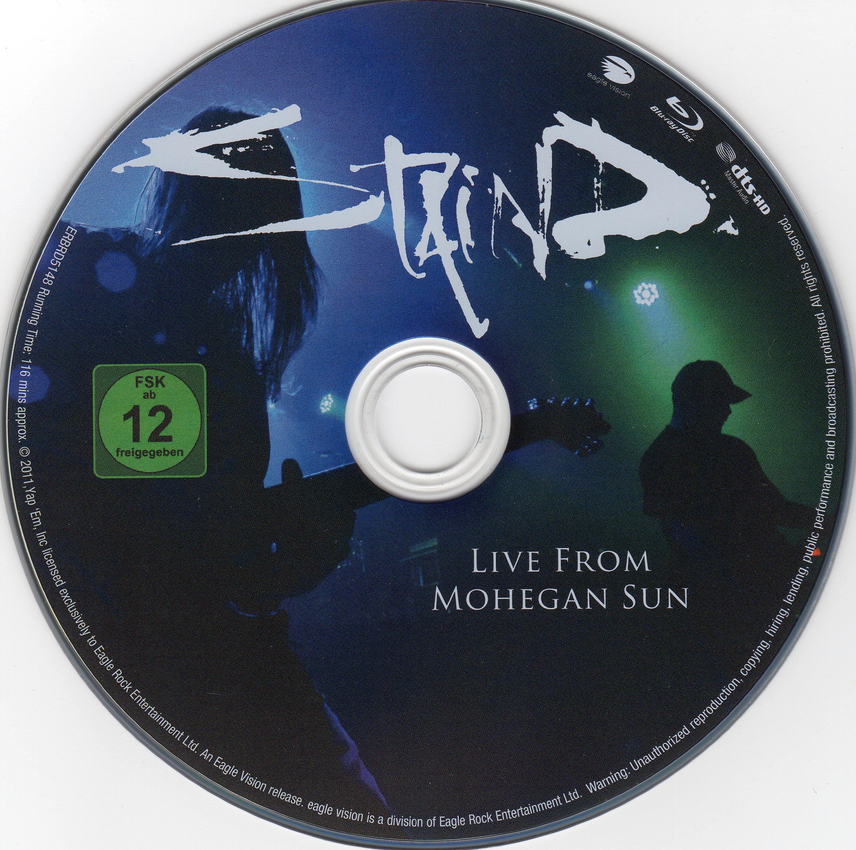 Staind Live from Mohegan Sun cd