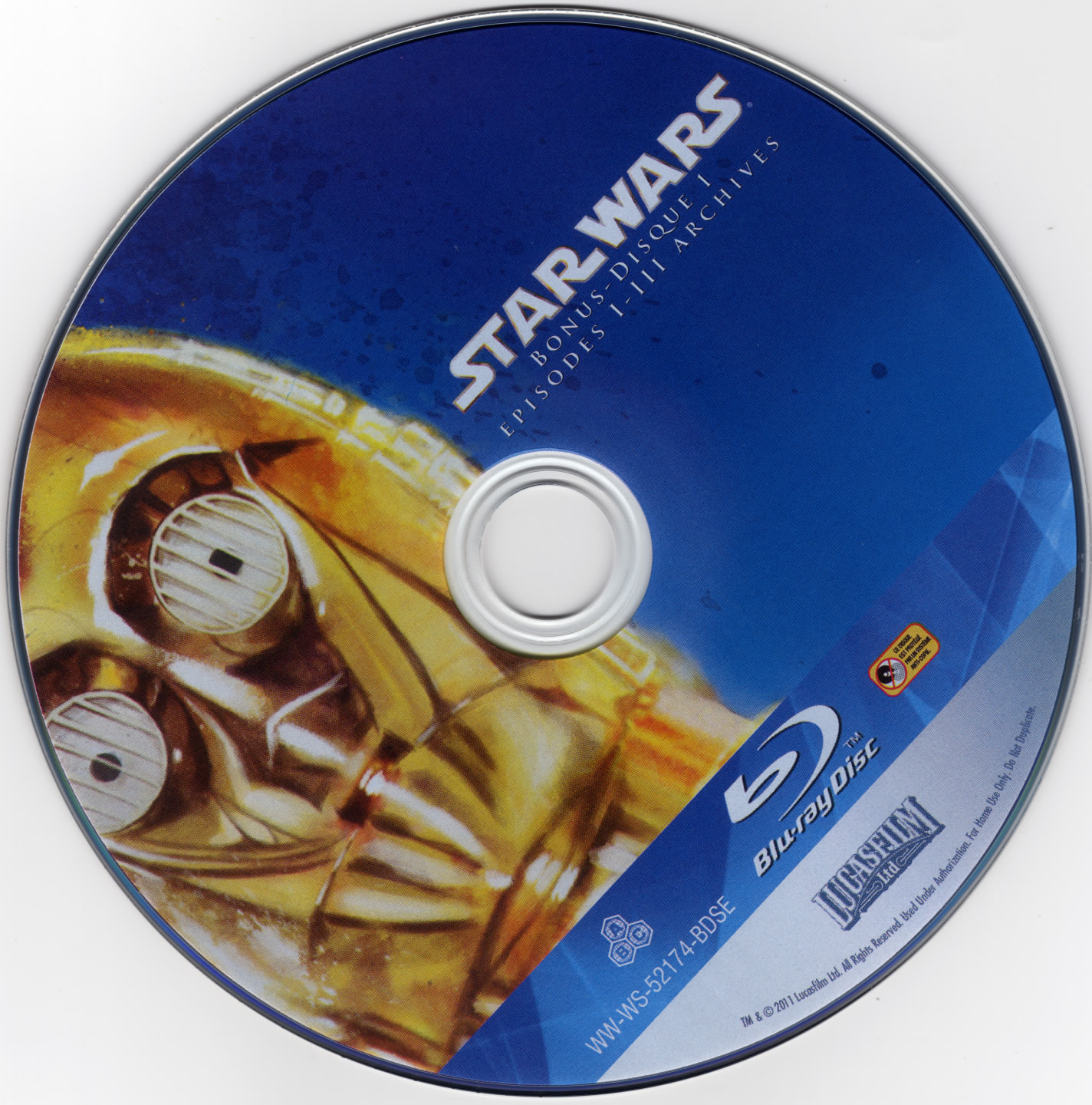 Star Wars Bonus 1 Episodes I-III Archives (BLU-RAY)