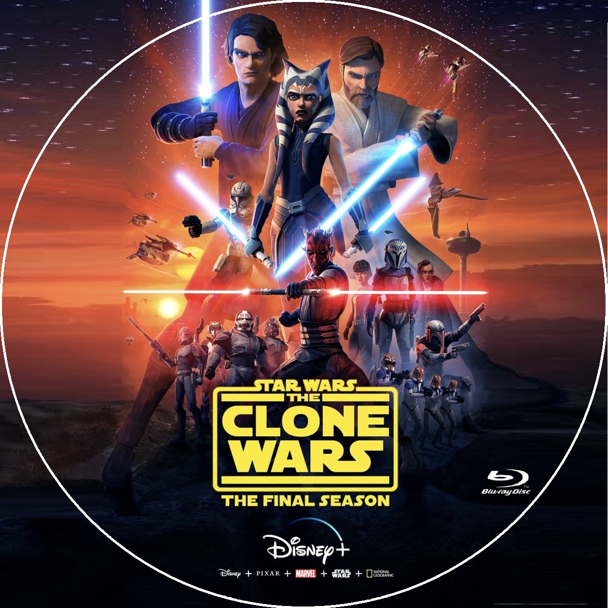 Star Wars The Clone Wars Final Season Blu ray custom