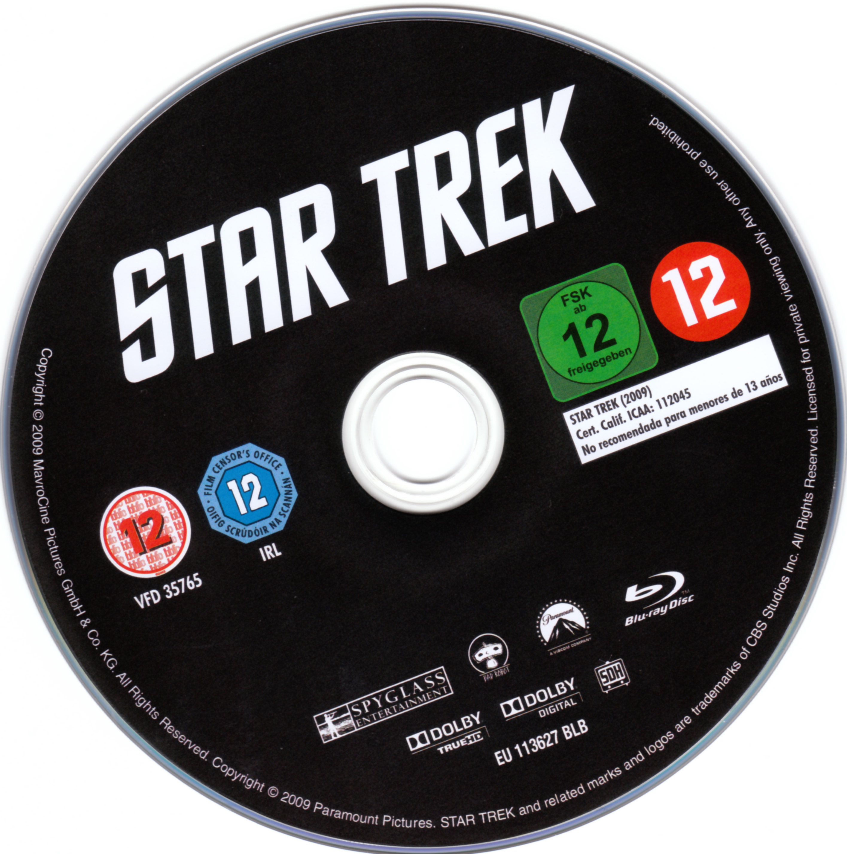 Star trek (2009) (BLU-RAY) DISC 1