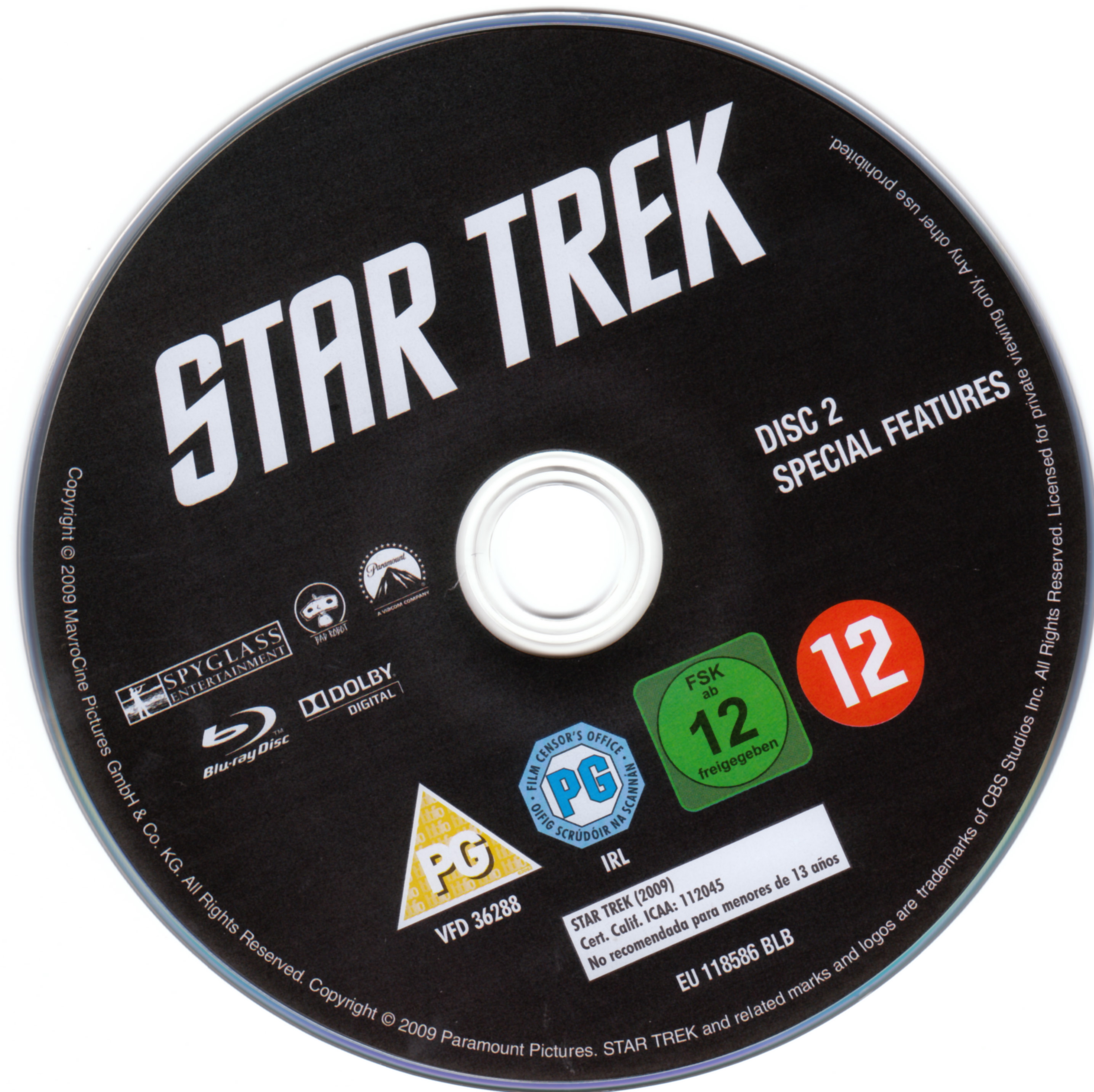 Star trek (2009) (BLU-RAY) DISC 2