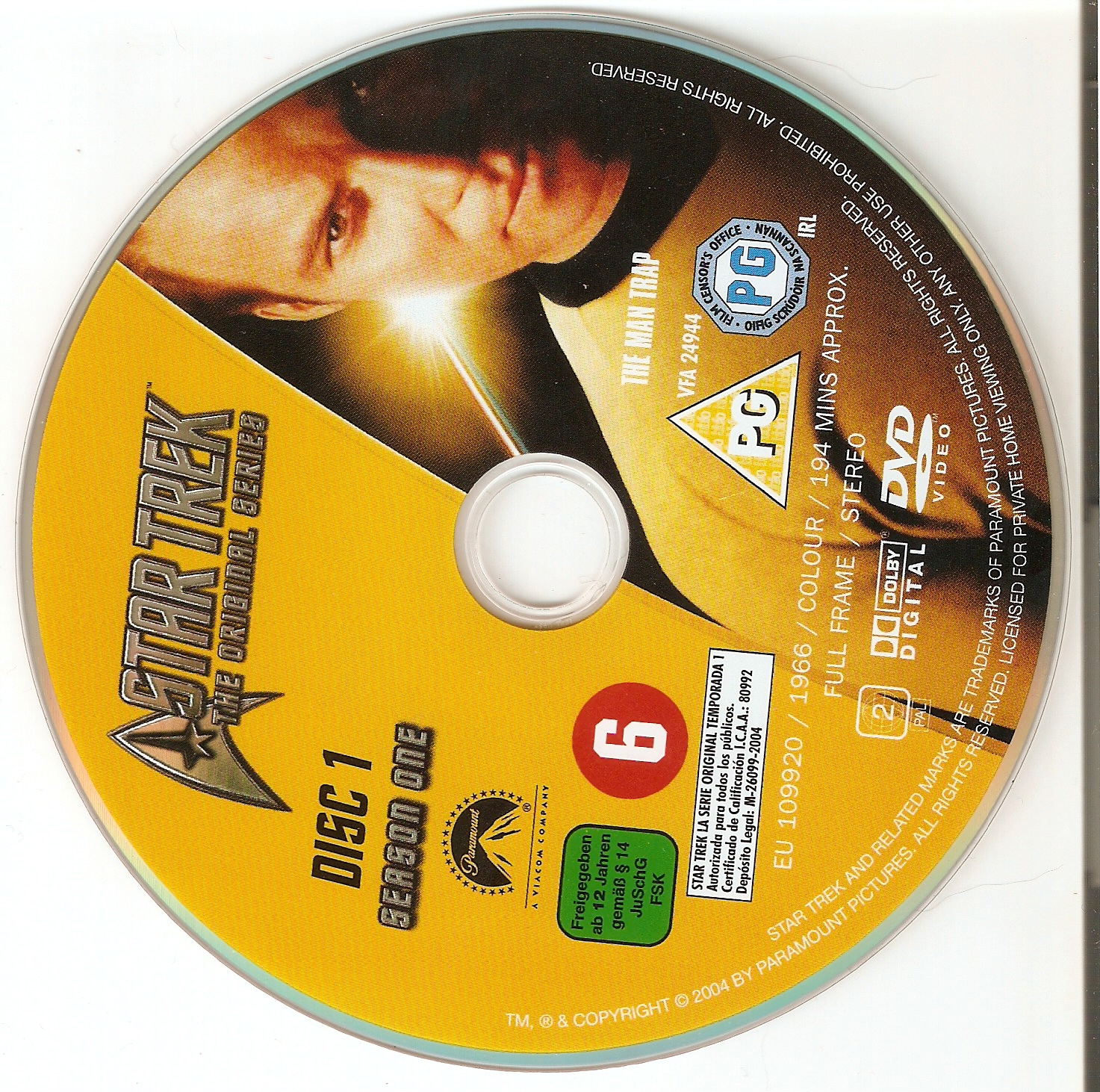 Star trek saison 1 DVD 1