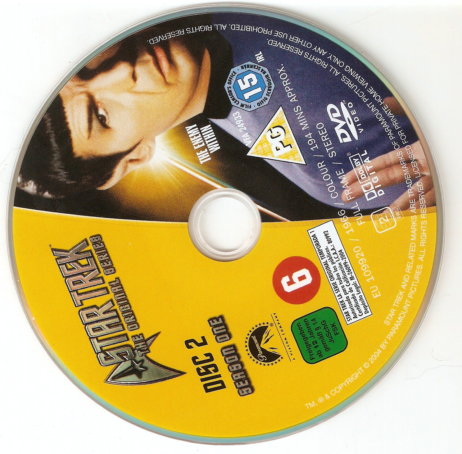 Star trek saison 1 DVD 2