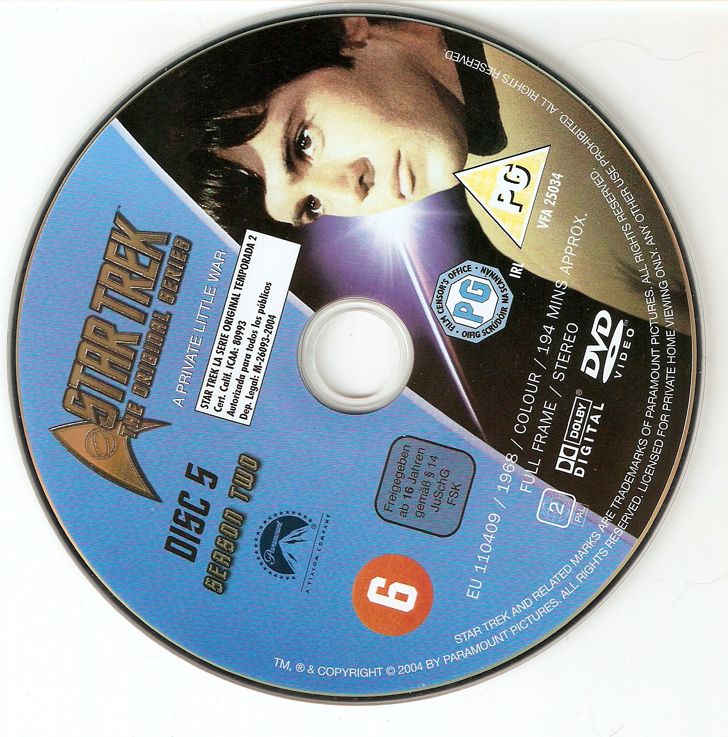 Star trek saison 2 DVD 5
