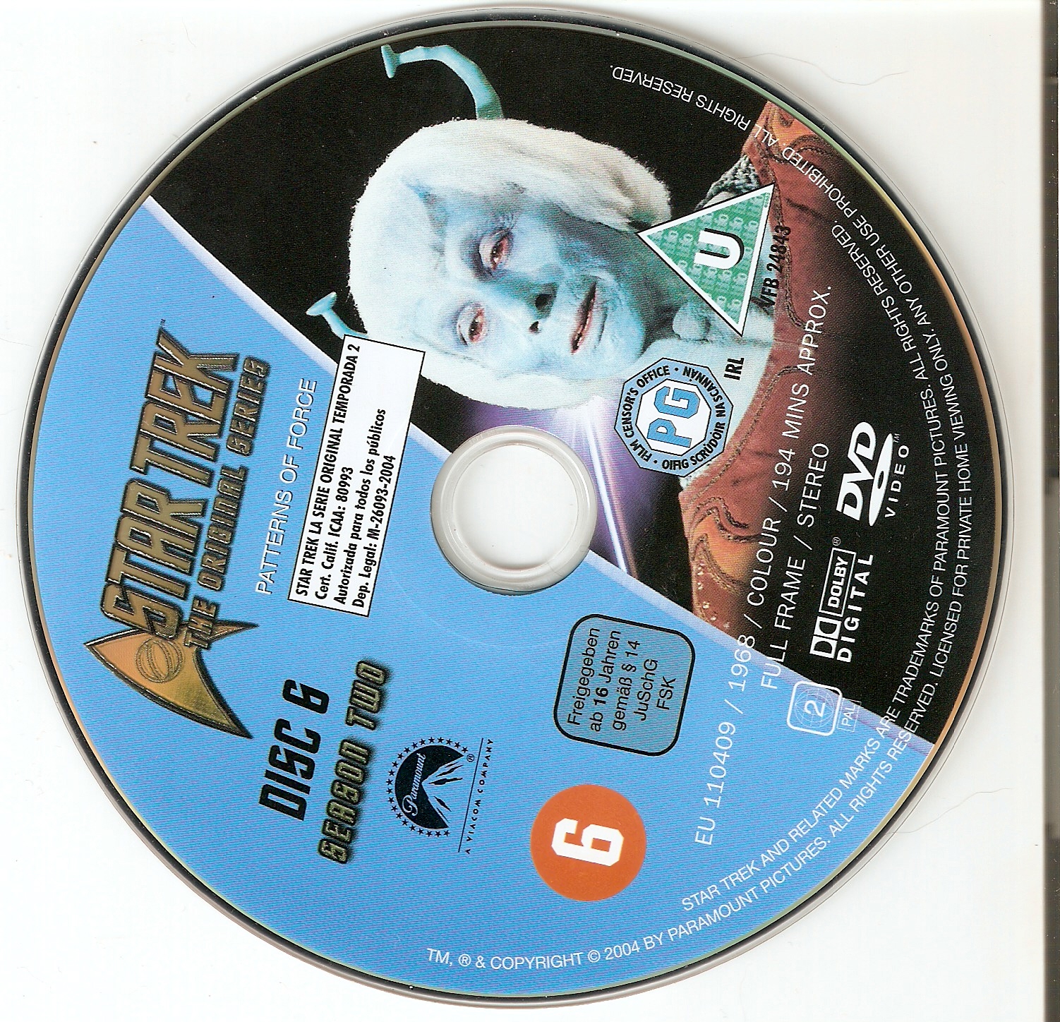 Star trek saison 2 DVD 6