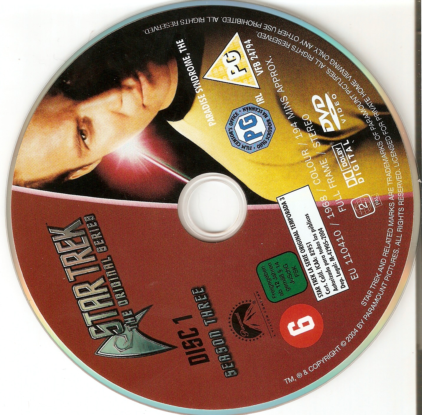 Star trek saison 3 DVD 1