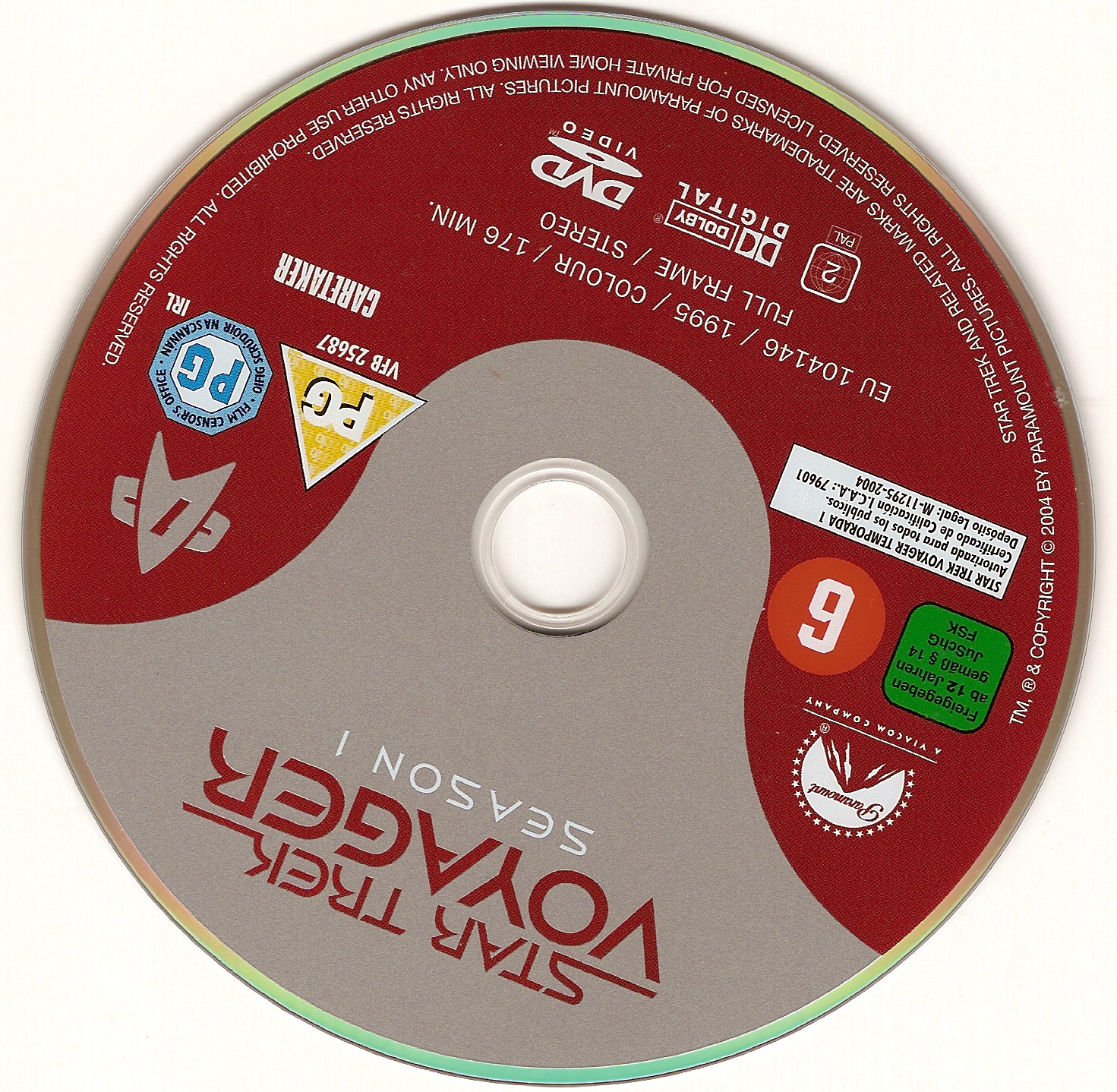 Star trek voyager Saison 1 DISC 1