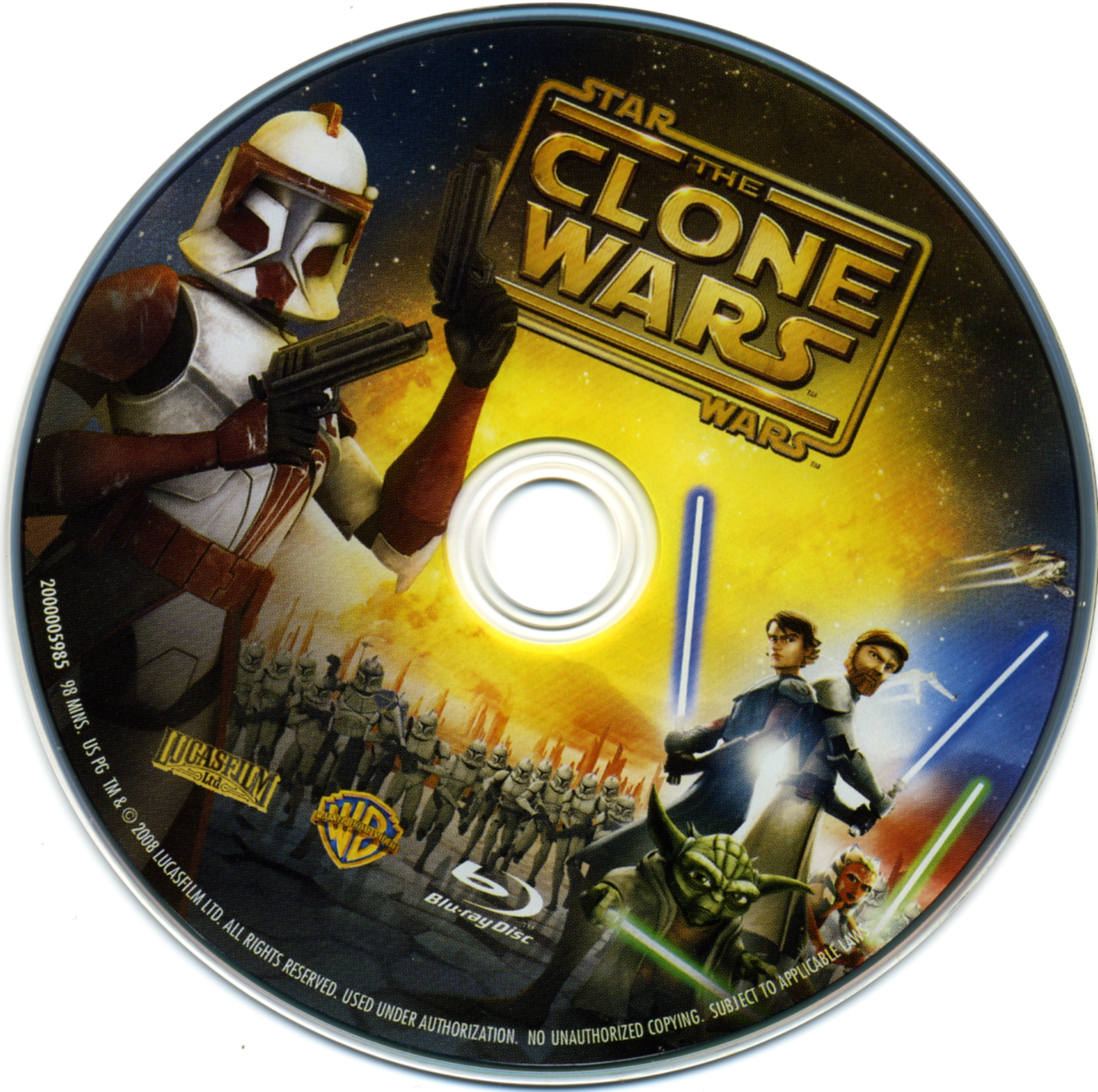 Star wars The clone wars (BLU-RAY)