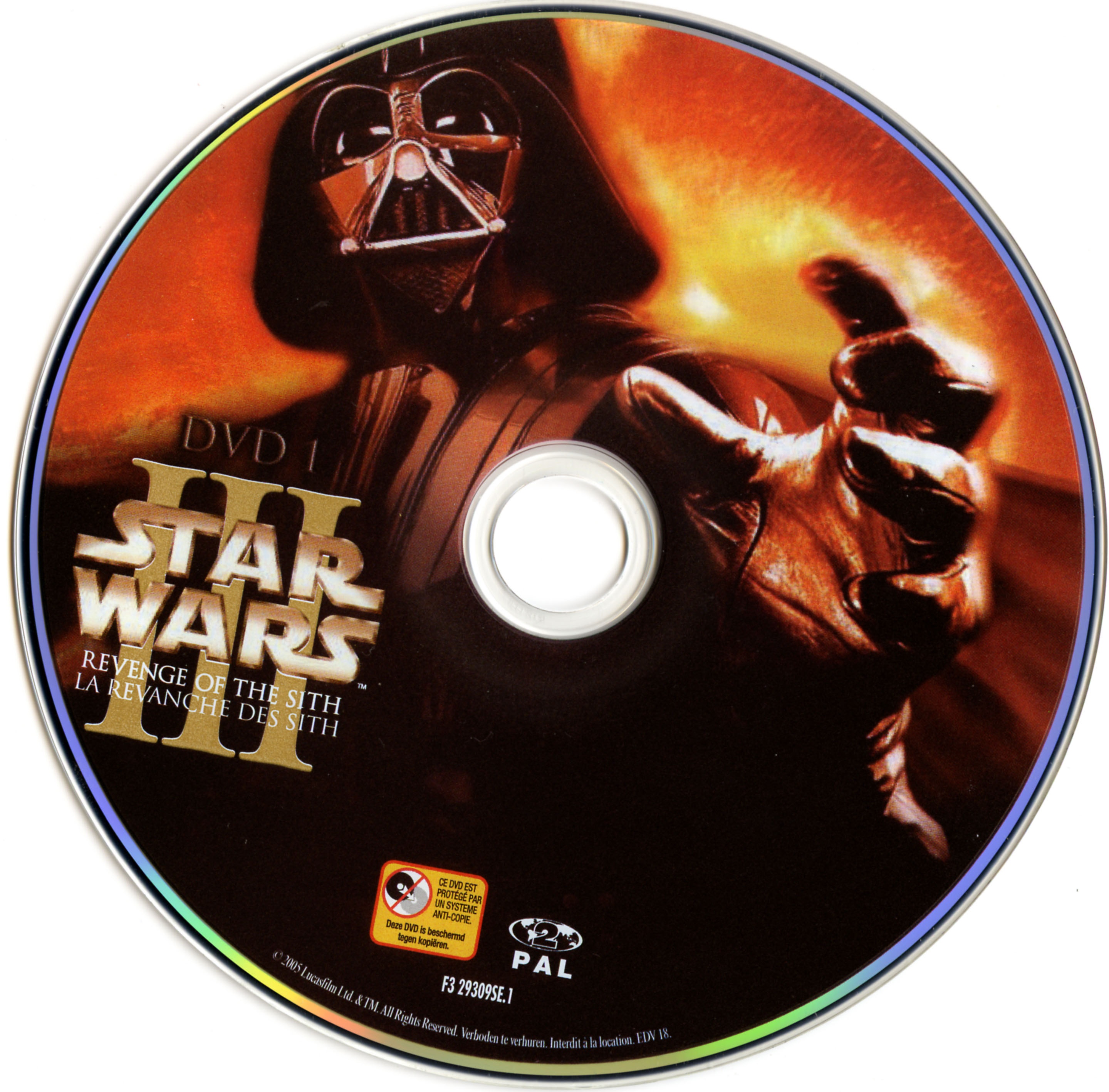 Star wars la revanche des Sith DISC 1