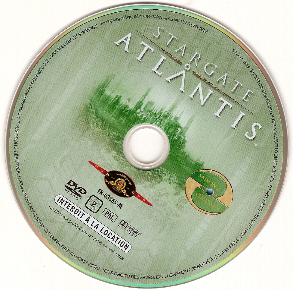 Stargate Atlantis saison 2 DISC 3