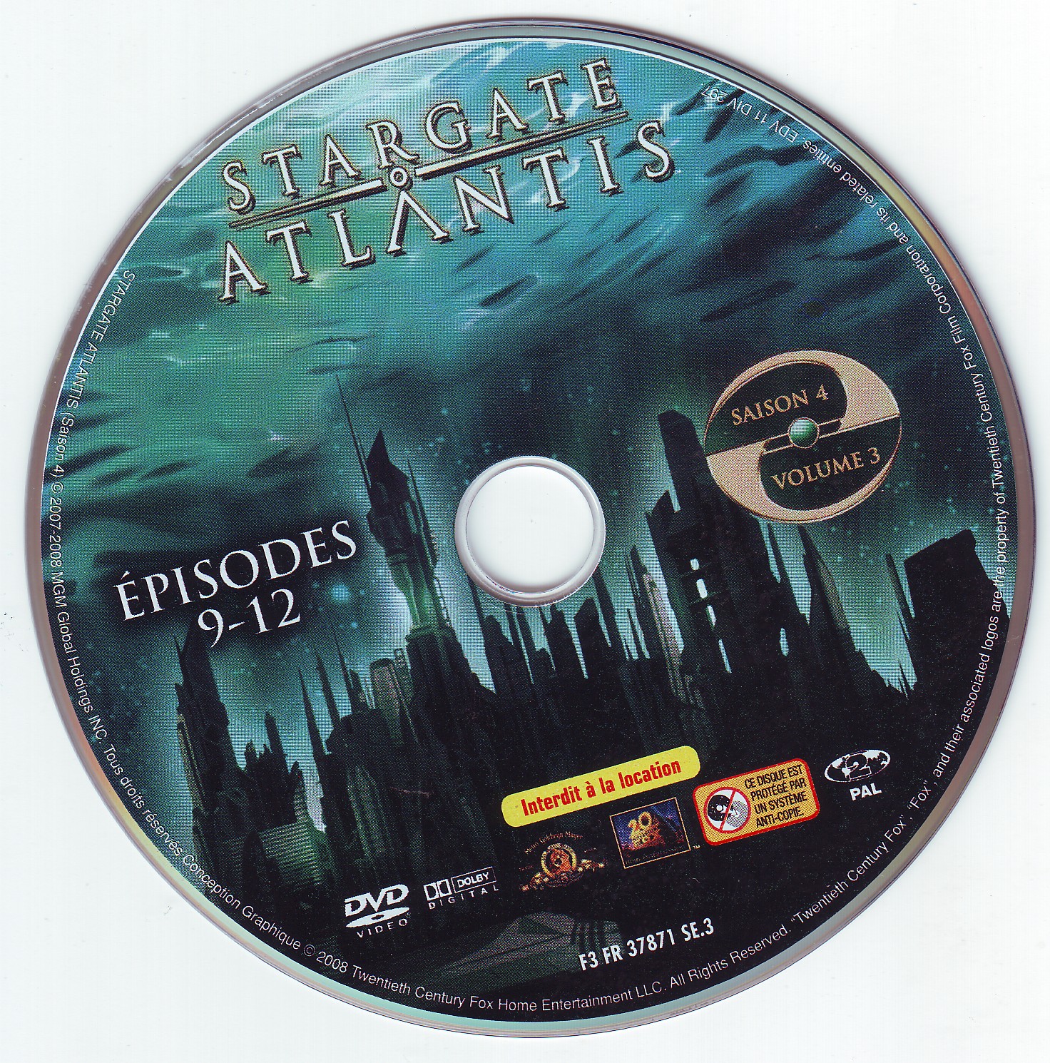 Stargate Atlantis saison 4 DISC 3