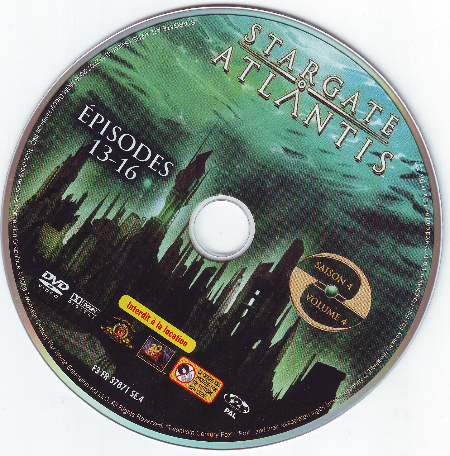 Stargate Atlantis saison 4 DISC 4