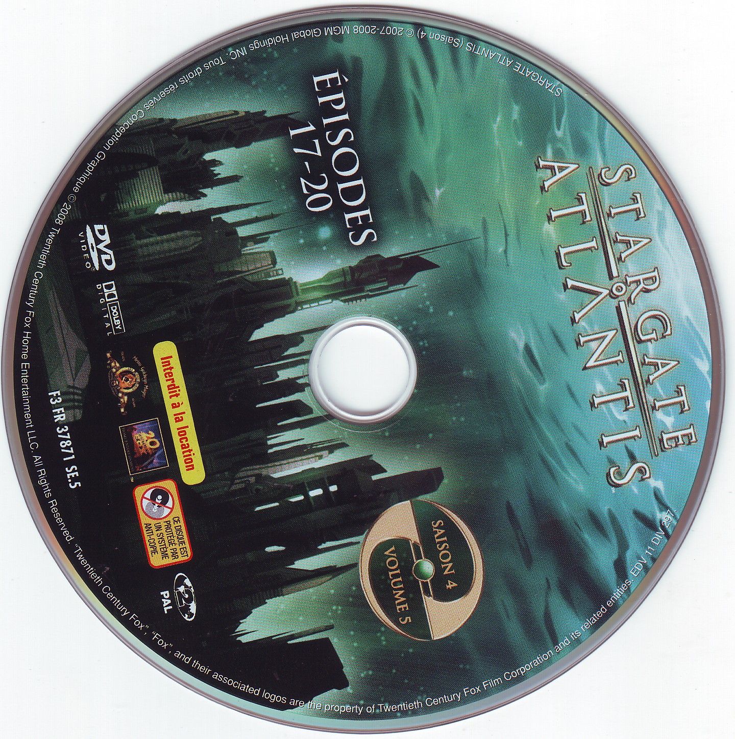 Stargate Atlantis saison 4 DISC 5