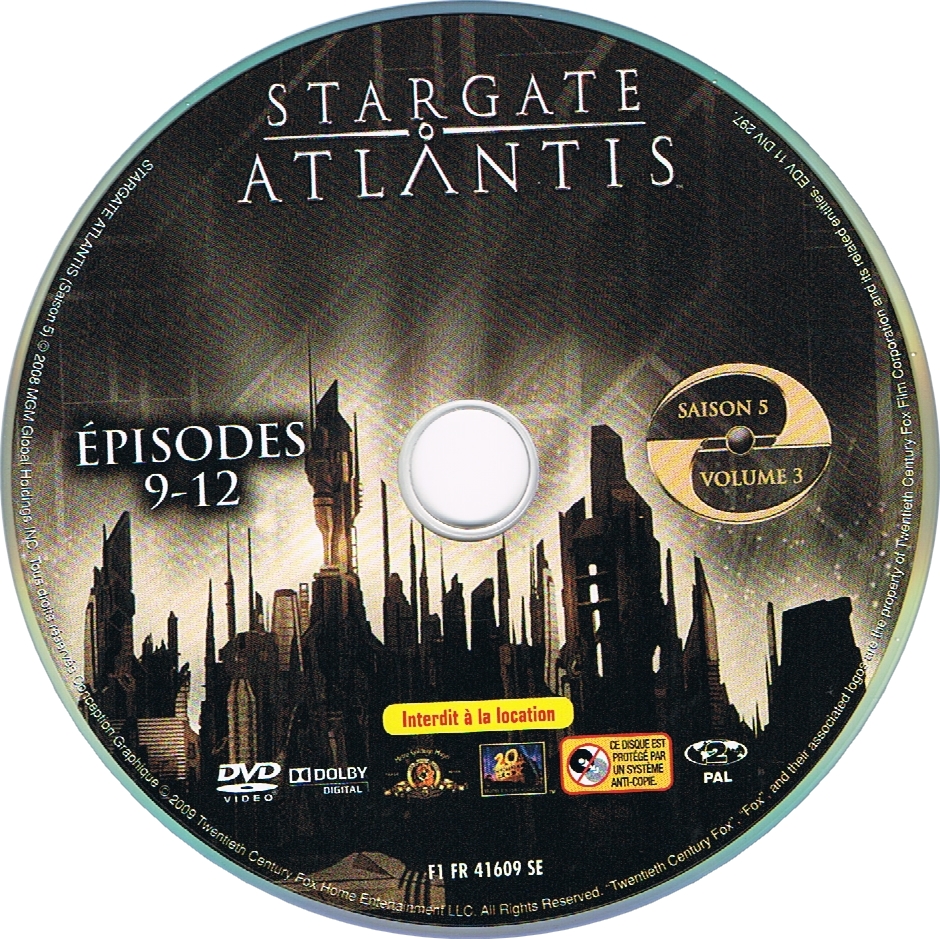 Stargate Atlantis saison 5 DISC 3