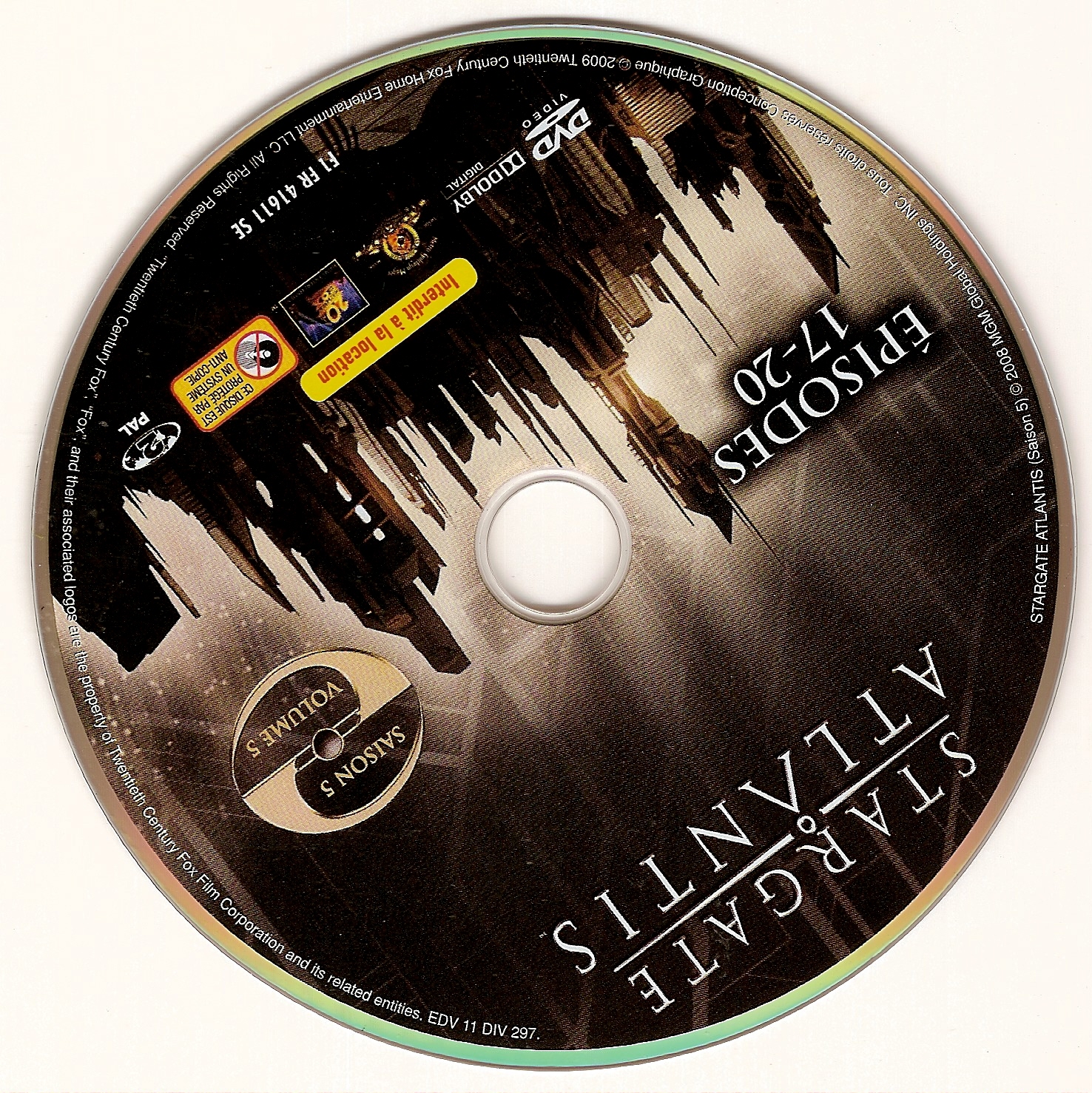 Stargate Atlantis saison 5 DISC 5