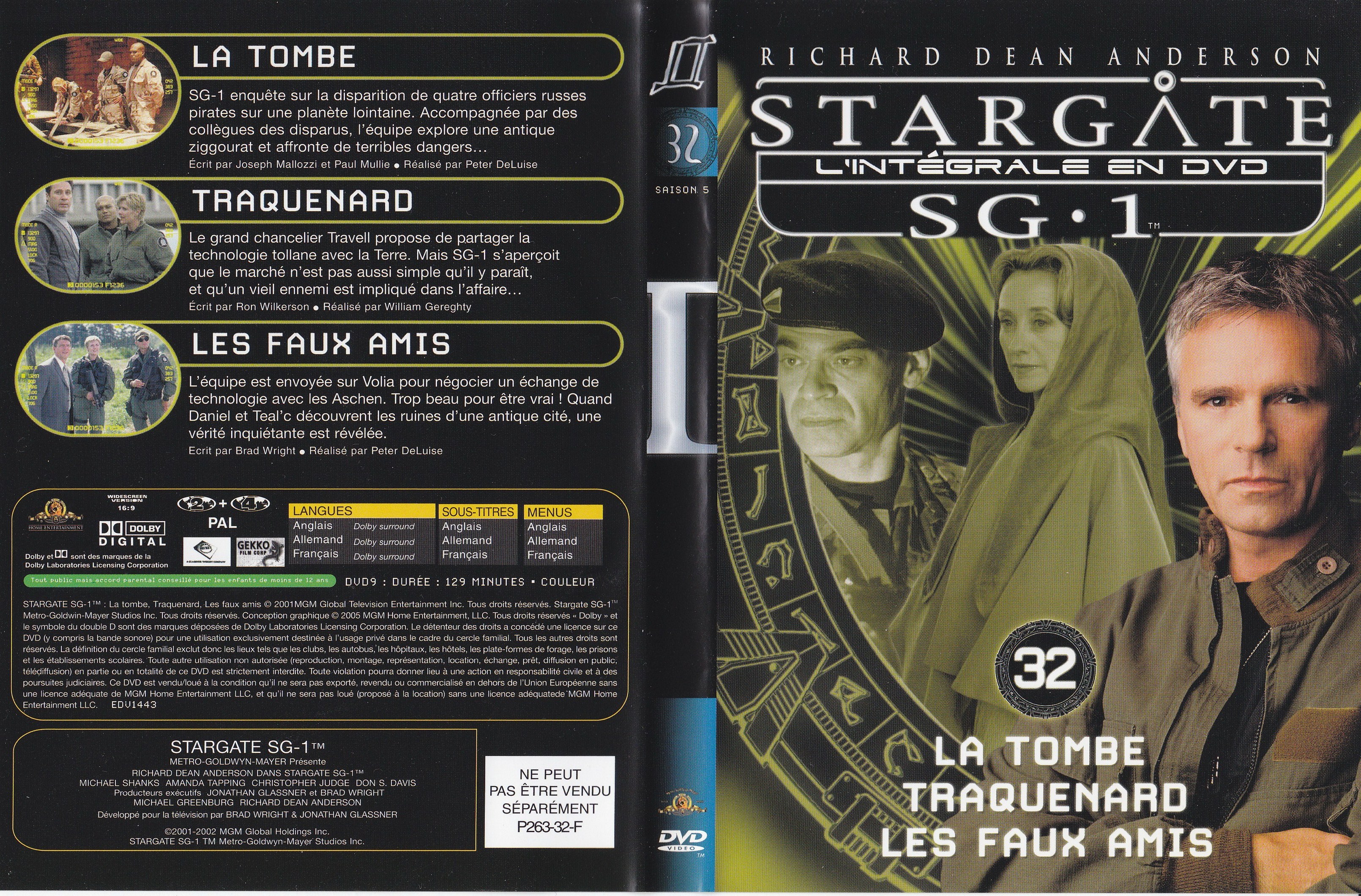 Stargate SG1 Intgrale Saison 5 vol 32