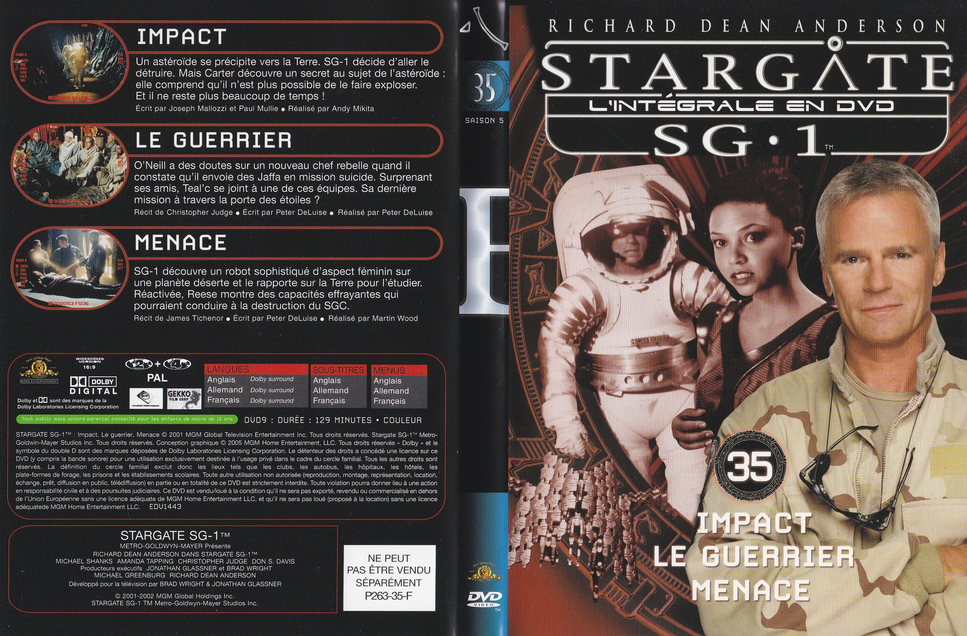 Stargate SG1 Intgrale Saison 5 vol 35