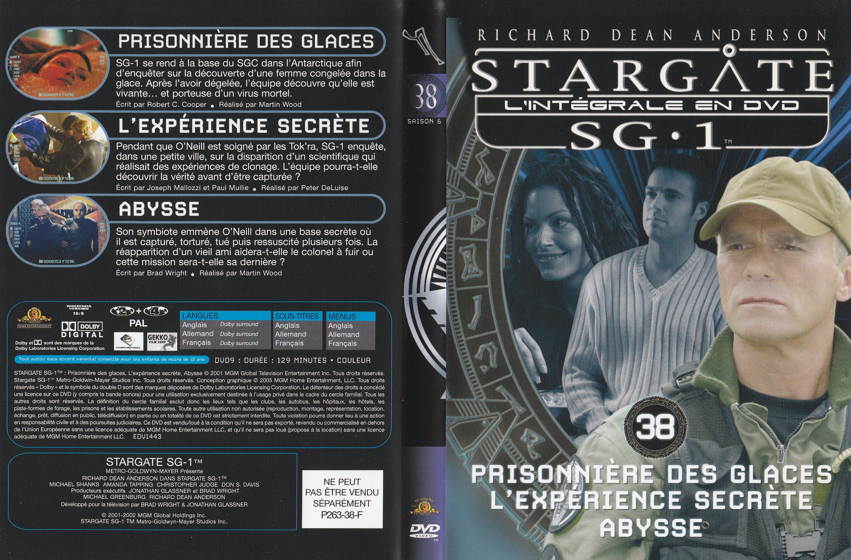 Stargate SG1 Intgrale Saison 6 vol 38