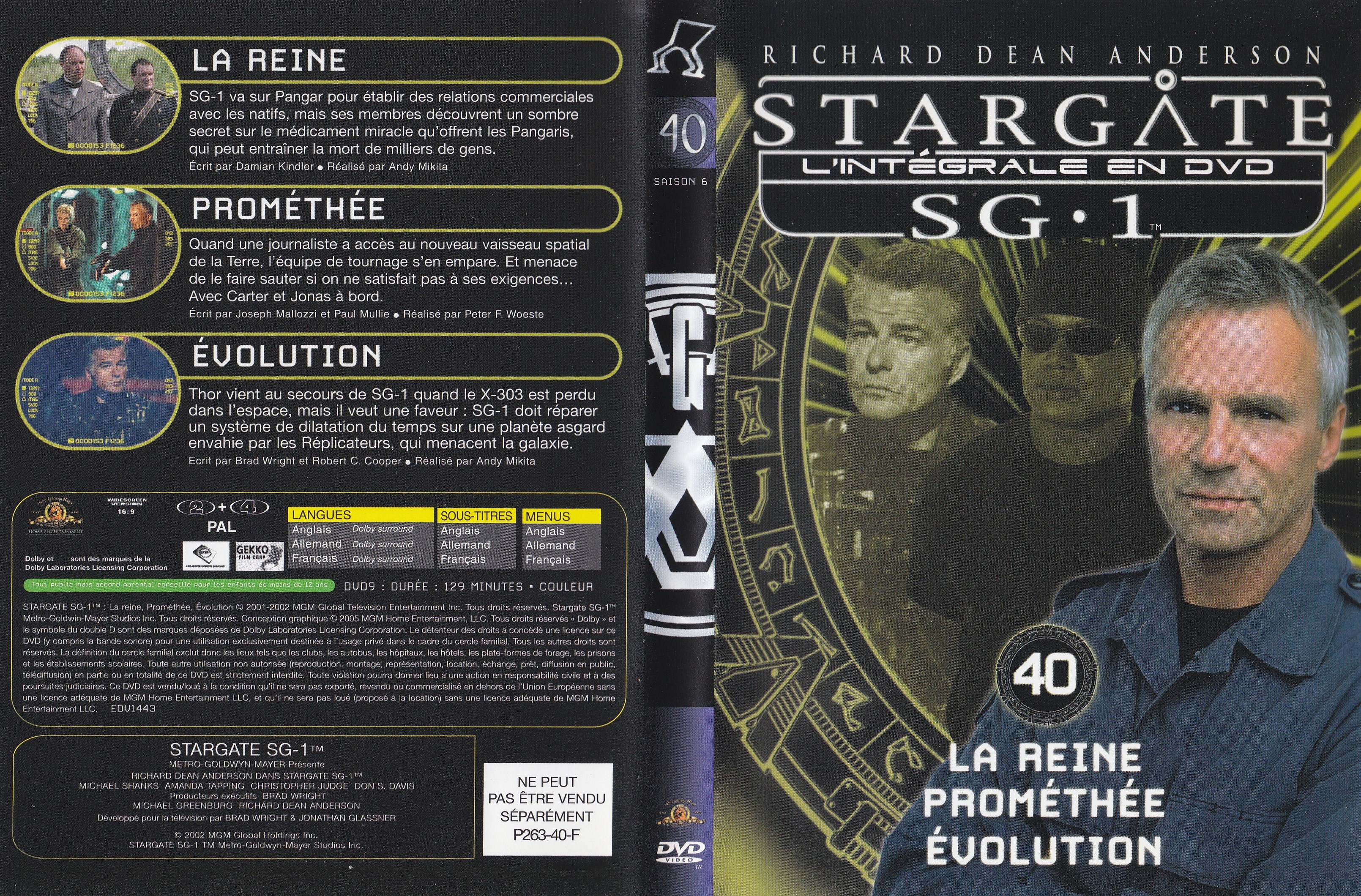 Stargate SG1 Intgrale Saison 6 vol 40