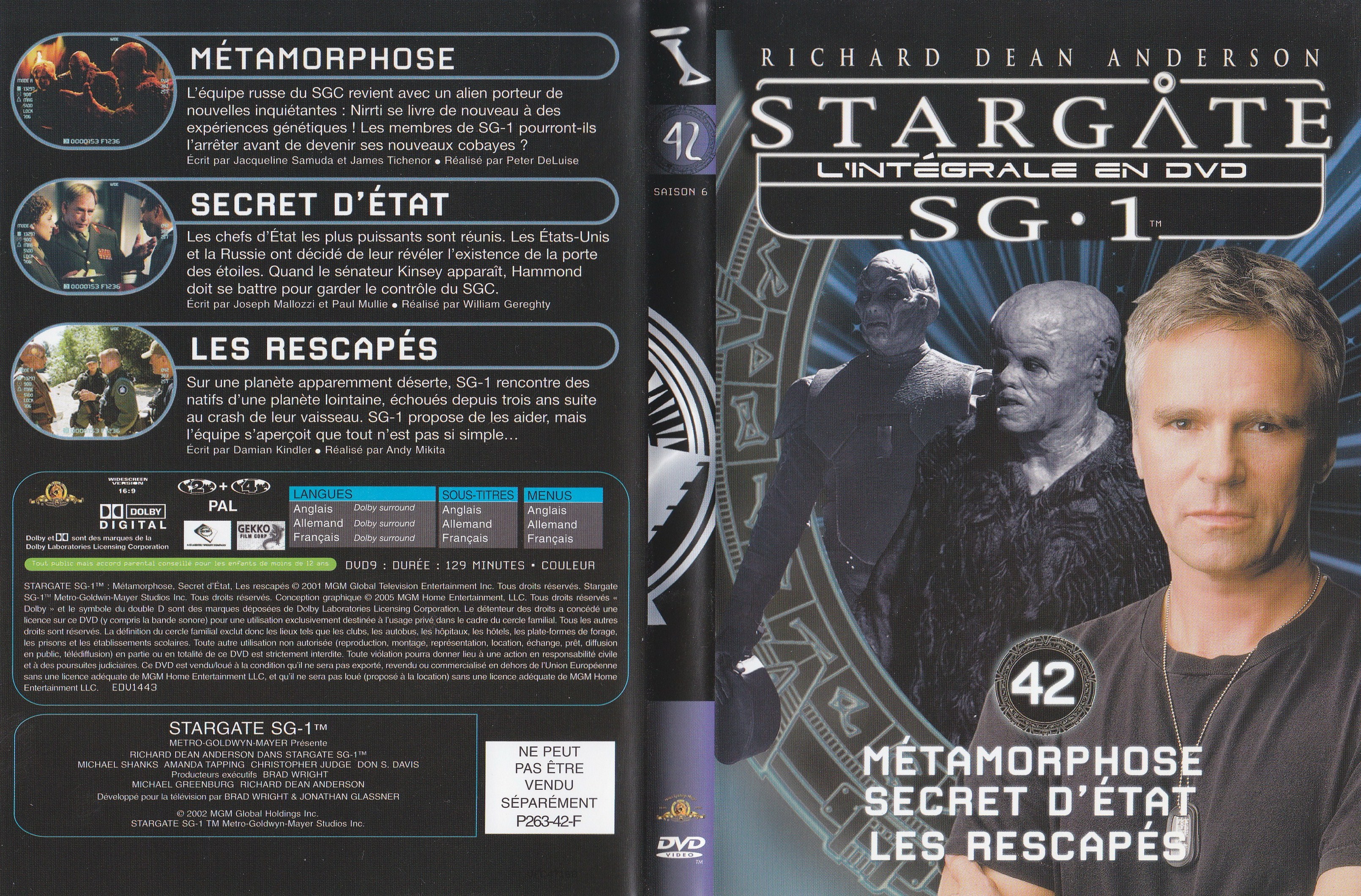 Stargate SG1 Intgrale Saison 6 vol 42