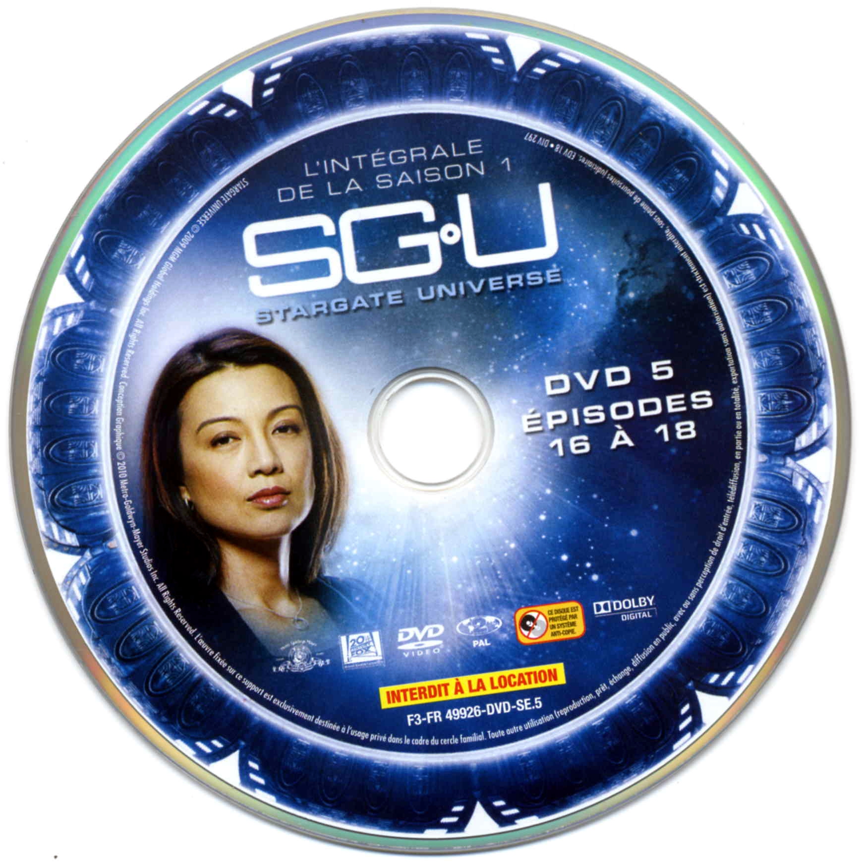 Stargate Universe Saison 1 DISC 5