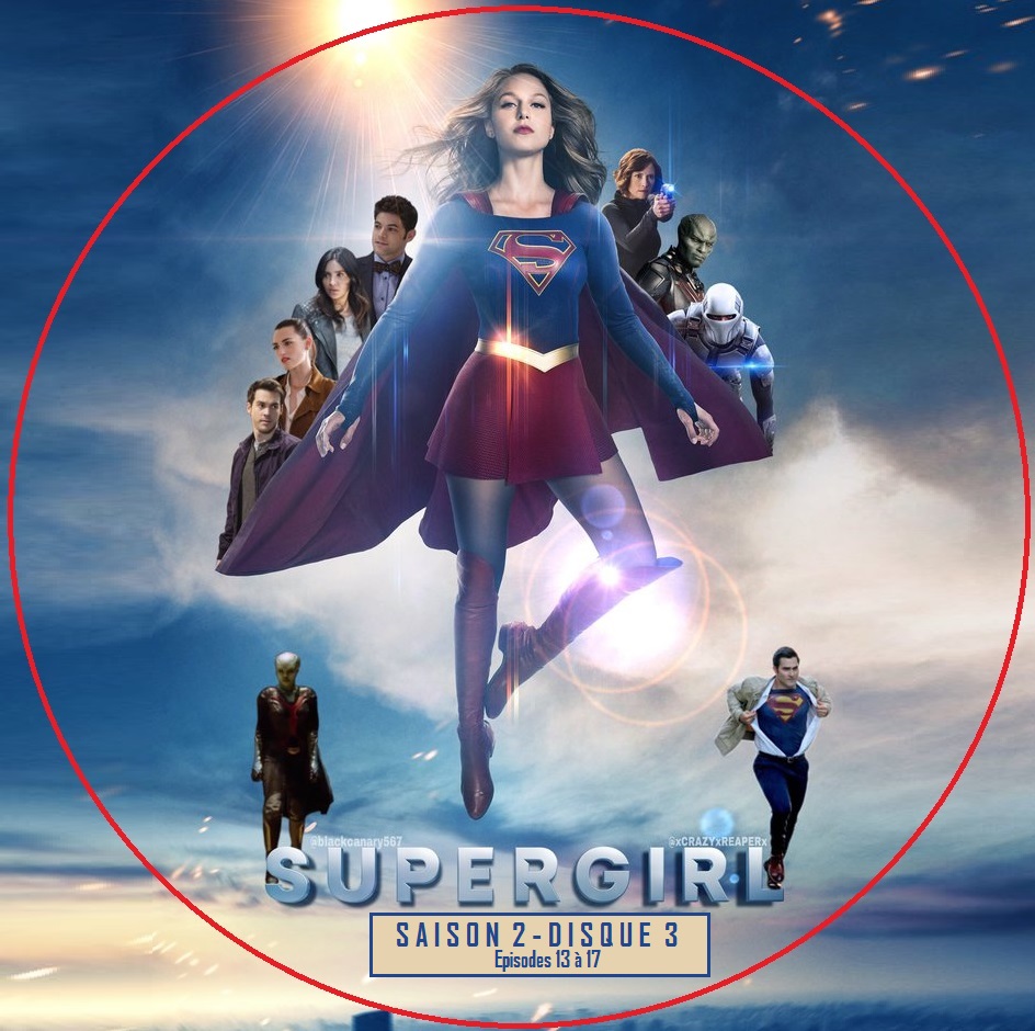 Supergirl saison 2 DISC 3 custom