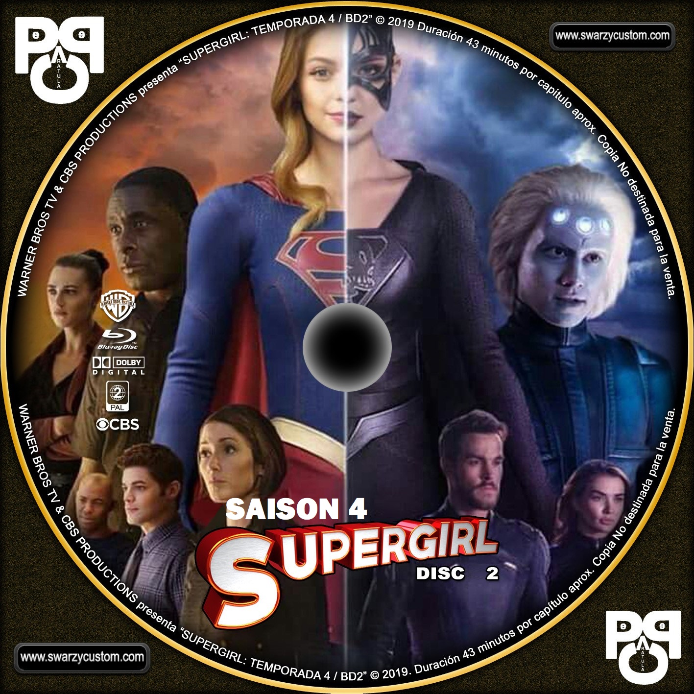 Supergirl saison 4 custom (BLU-RAY) DISC 2