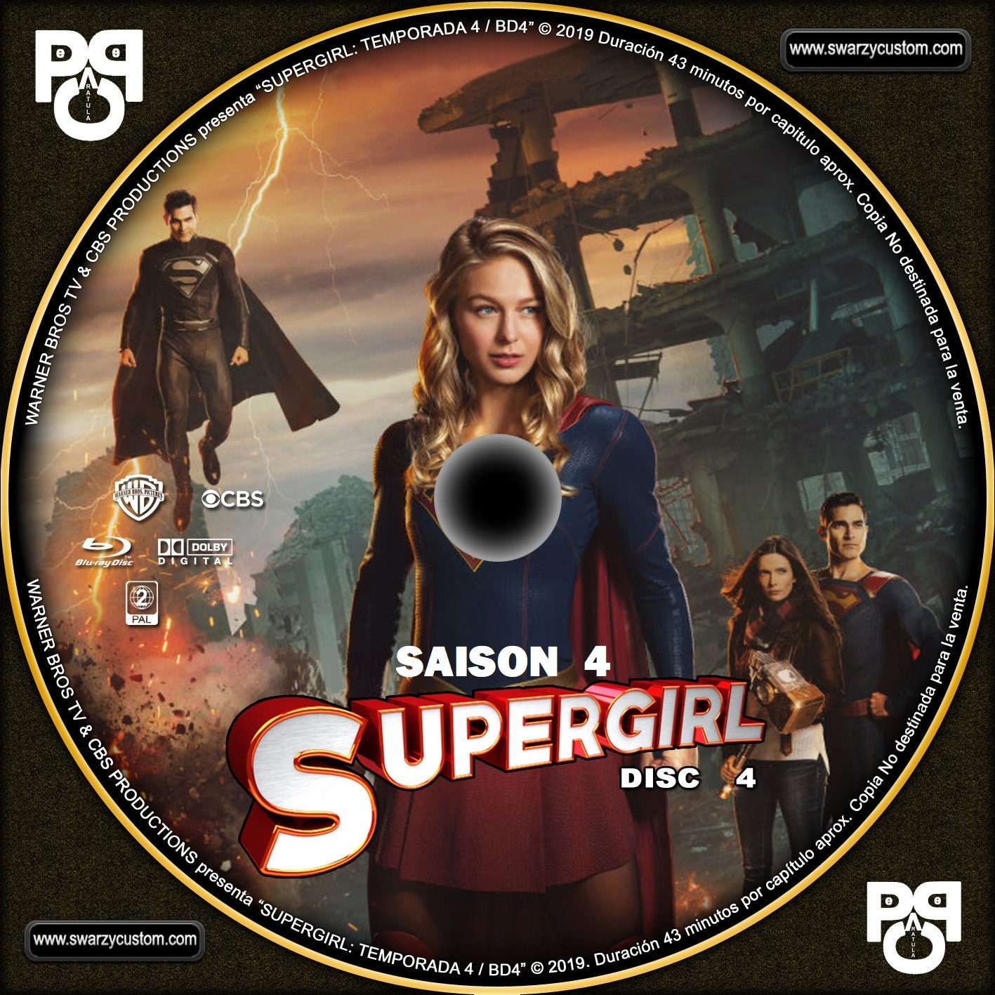 Supergirl saison 4 custom (BLU-RAY) DISC 4