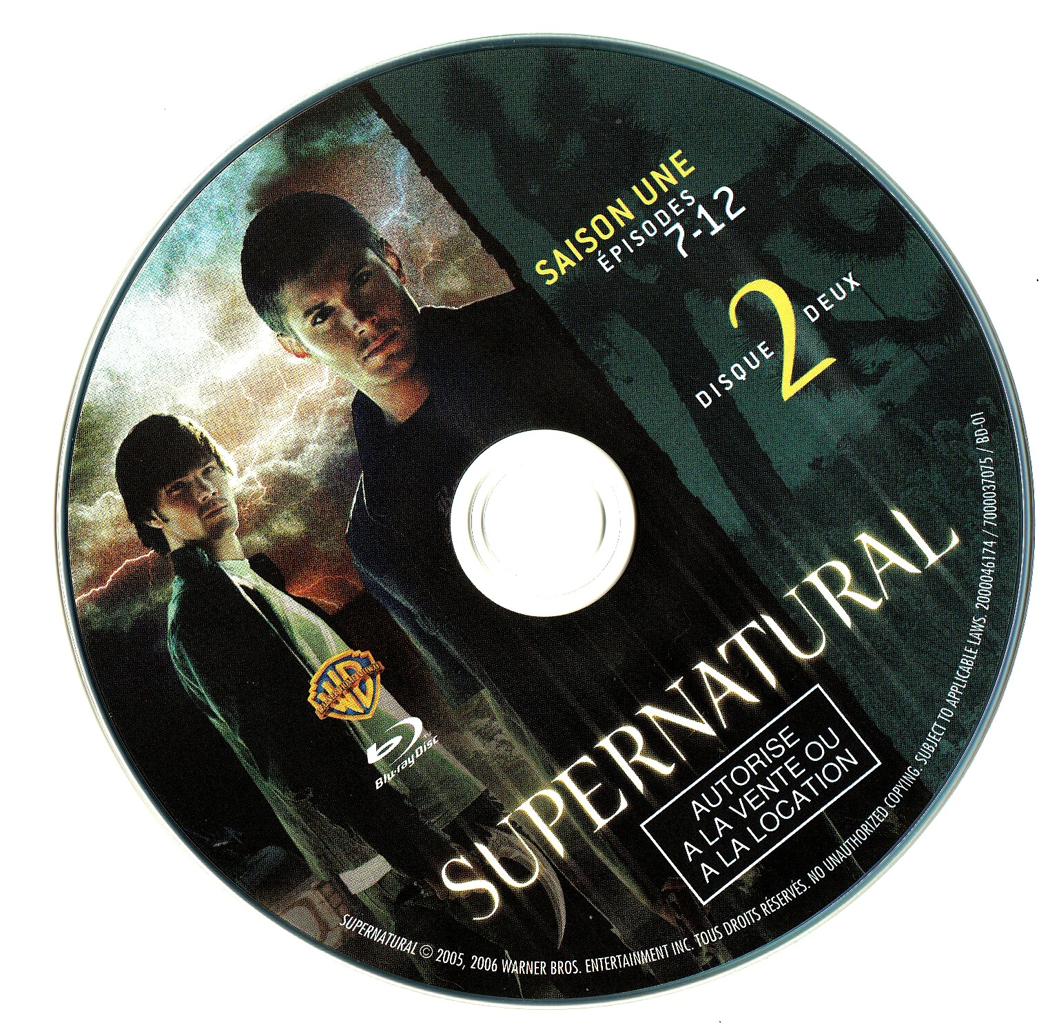 Supernatural Saison 1 DISC 2 (BLU-RAY)
