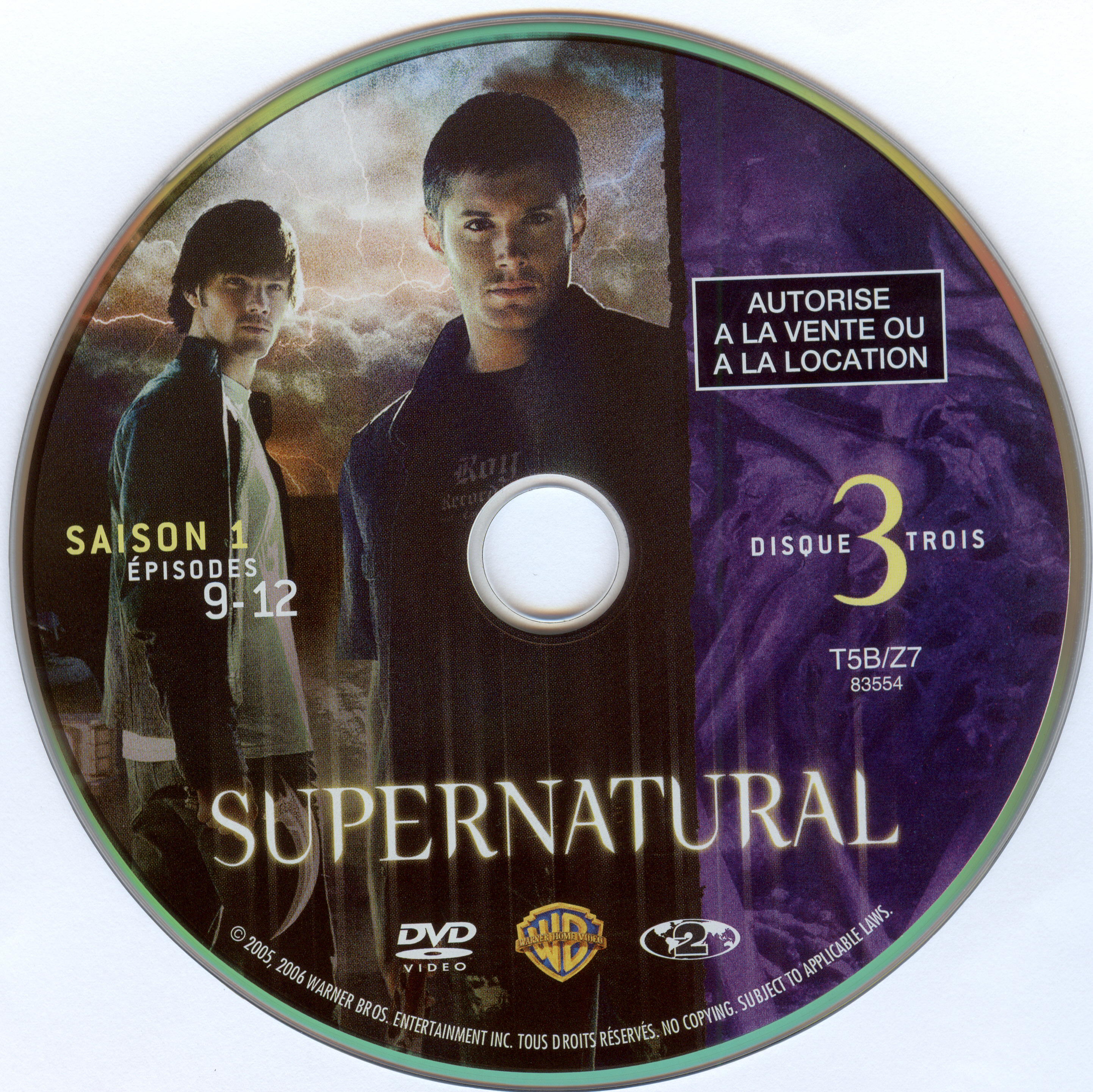 Supernatural Saison 1 DISC 3