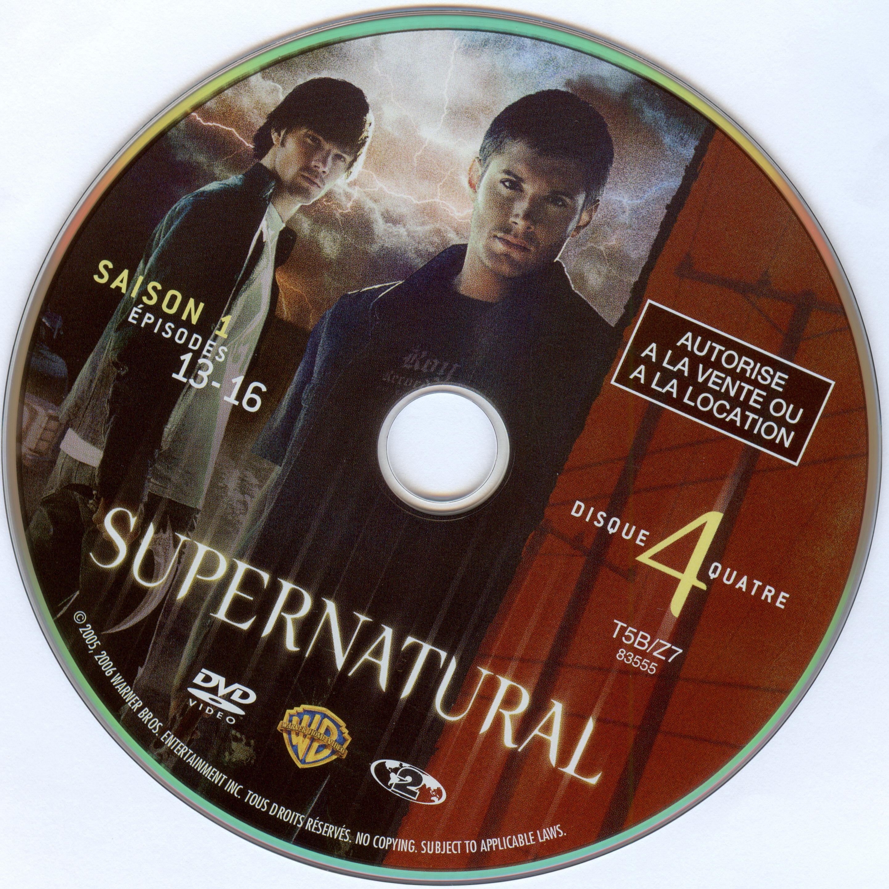 Supernatural Saison 1 DISC 4