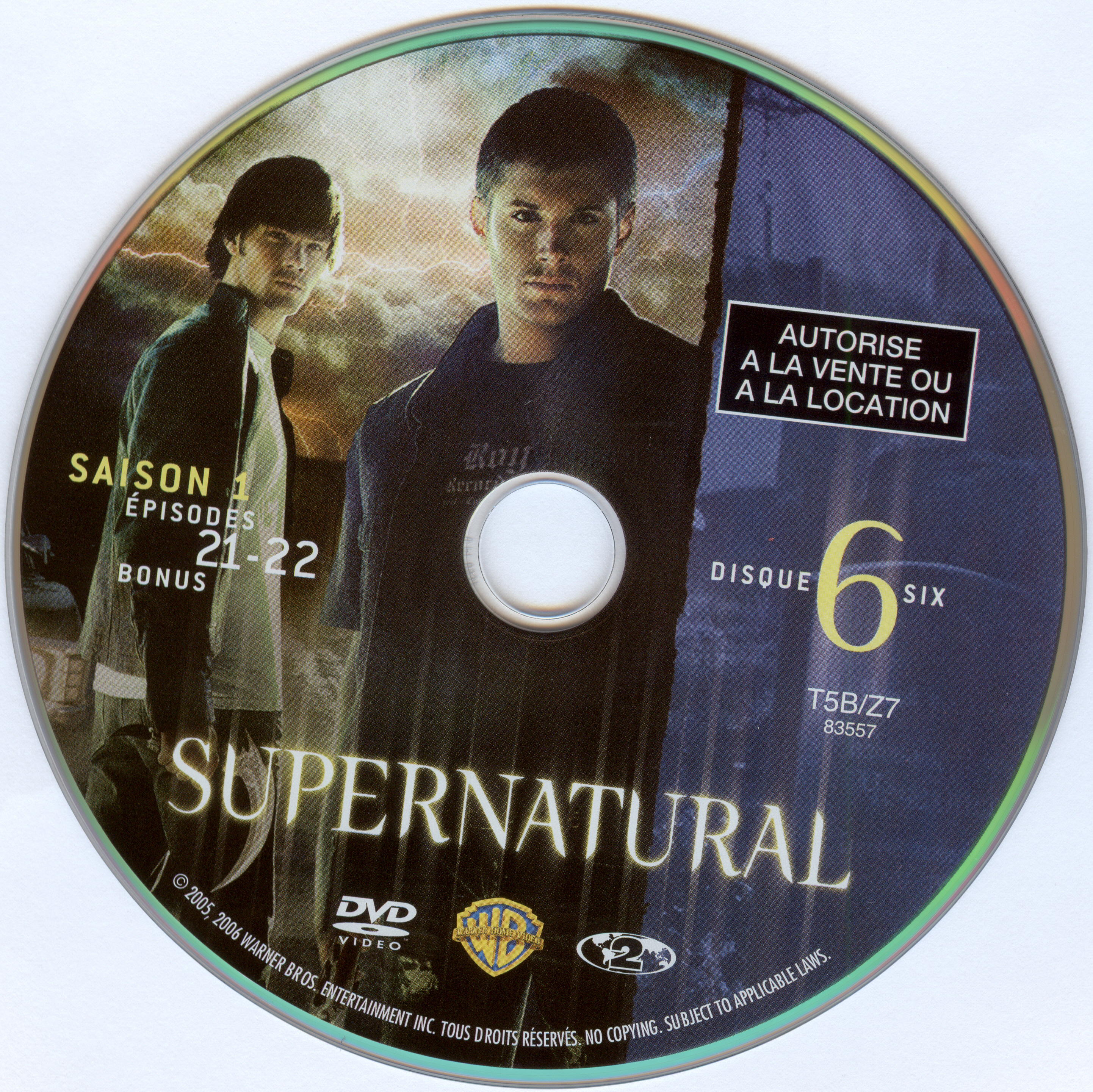 Supernatural Saison 1 DISC 6