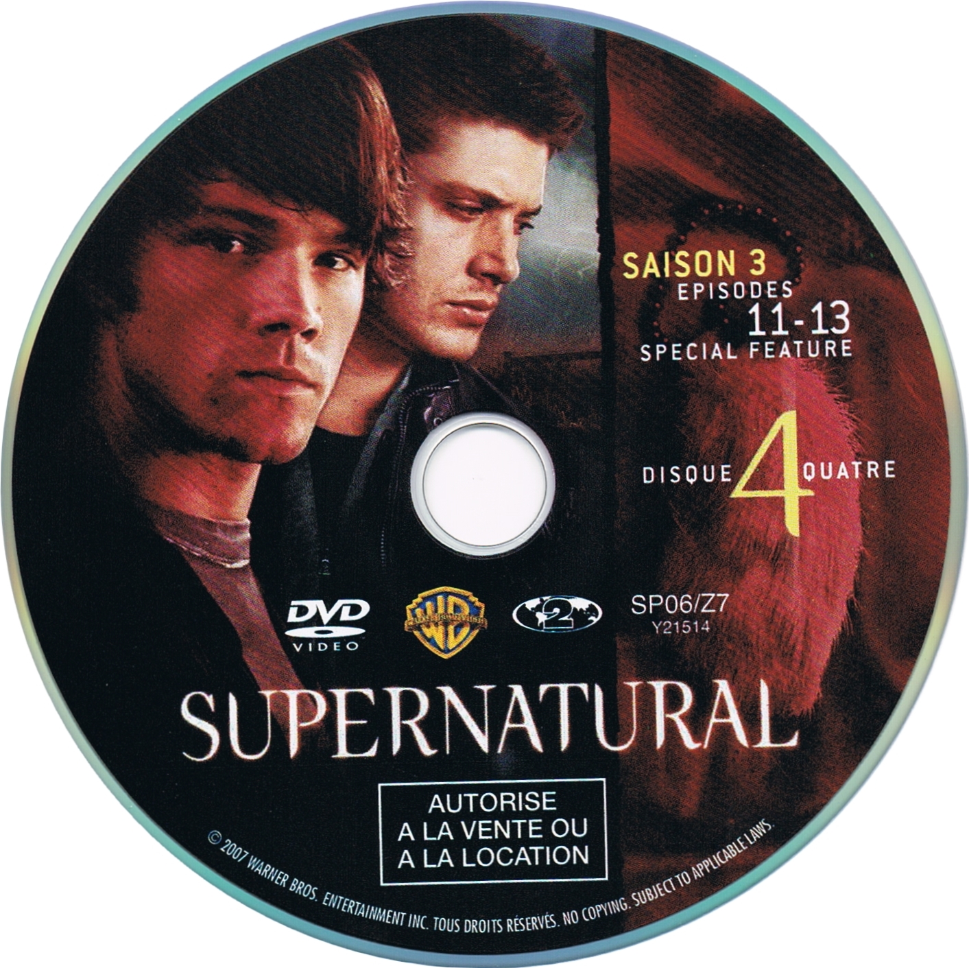 Supernatural Saison 3 DISC 4