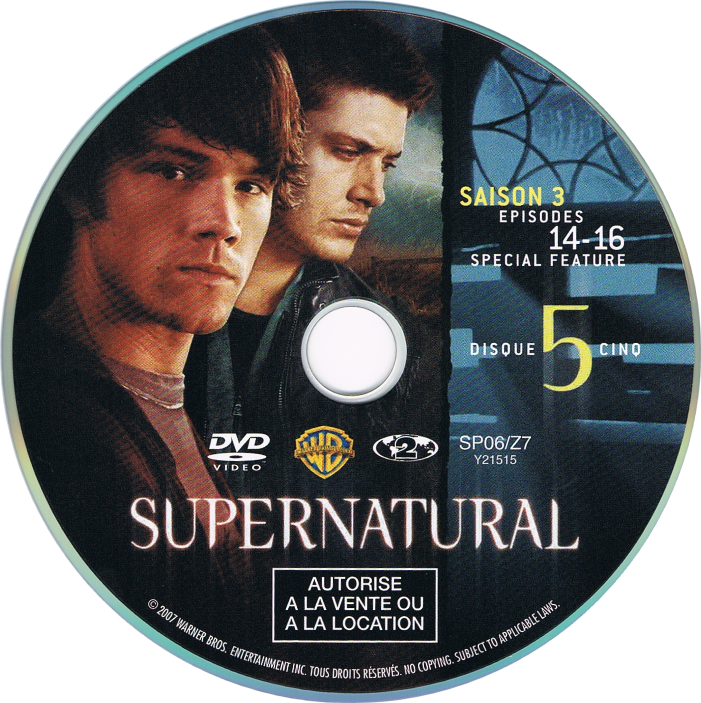 Supernatural Saison 3 DISC 5